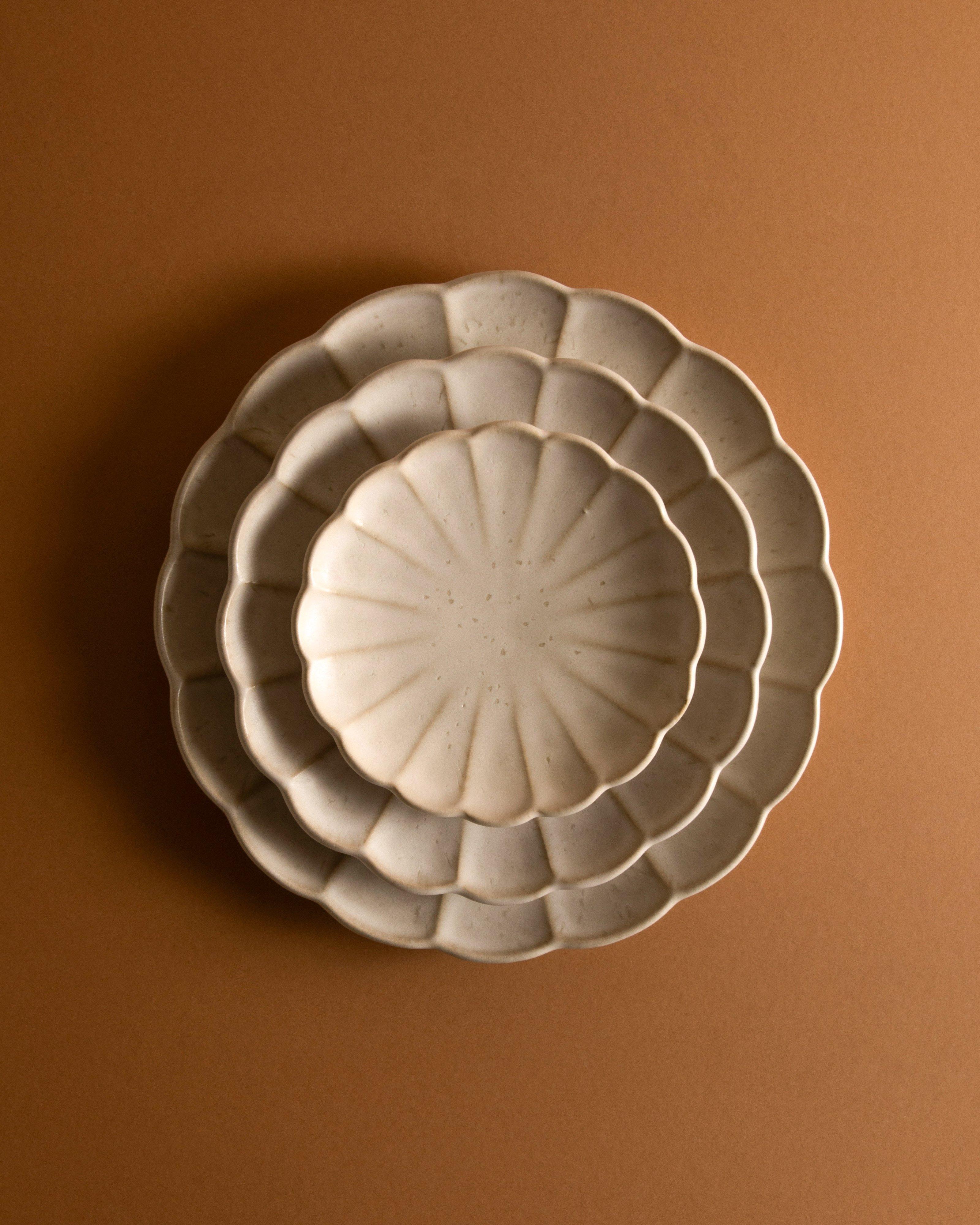 Dalia Small Plate -  Milk