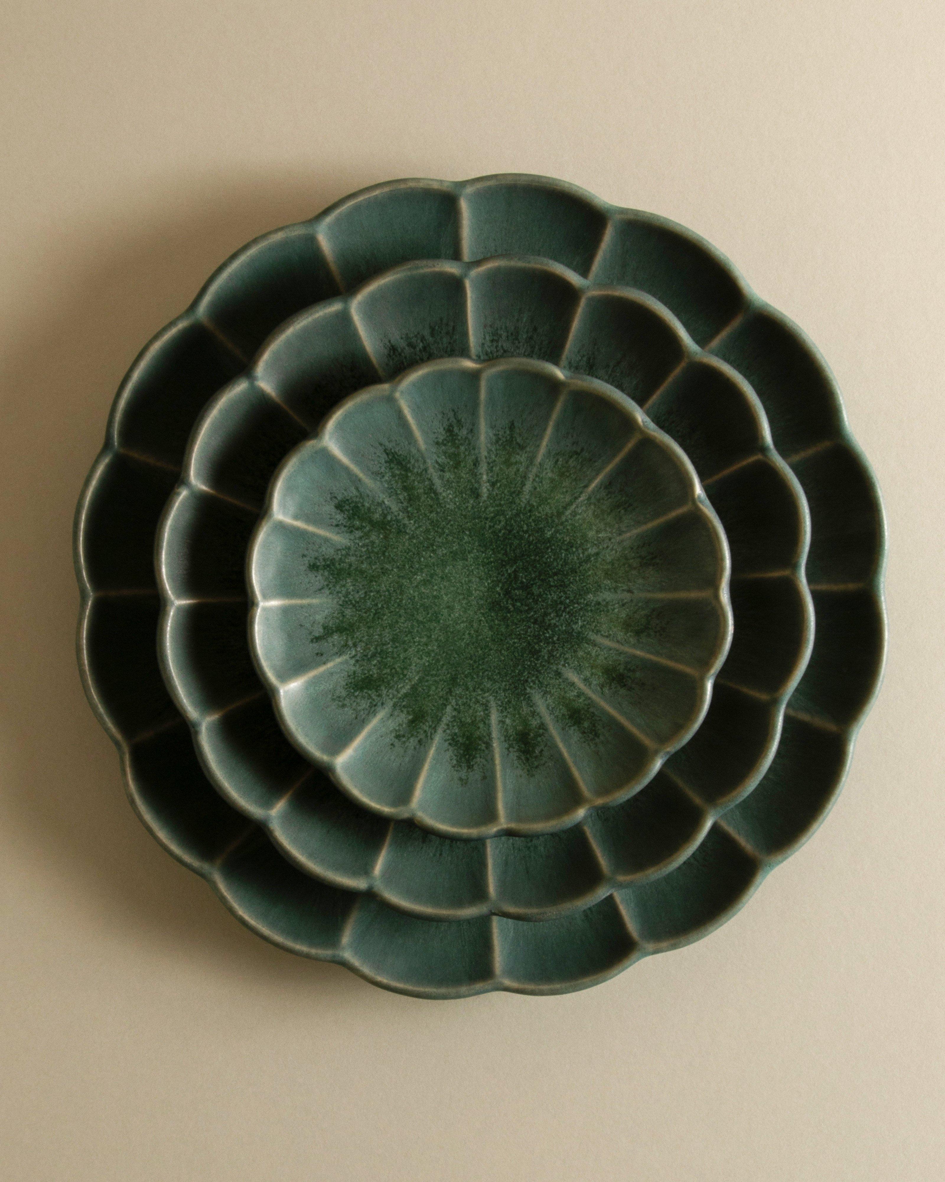 Dalia Small Plate -  Green