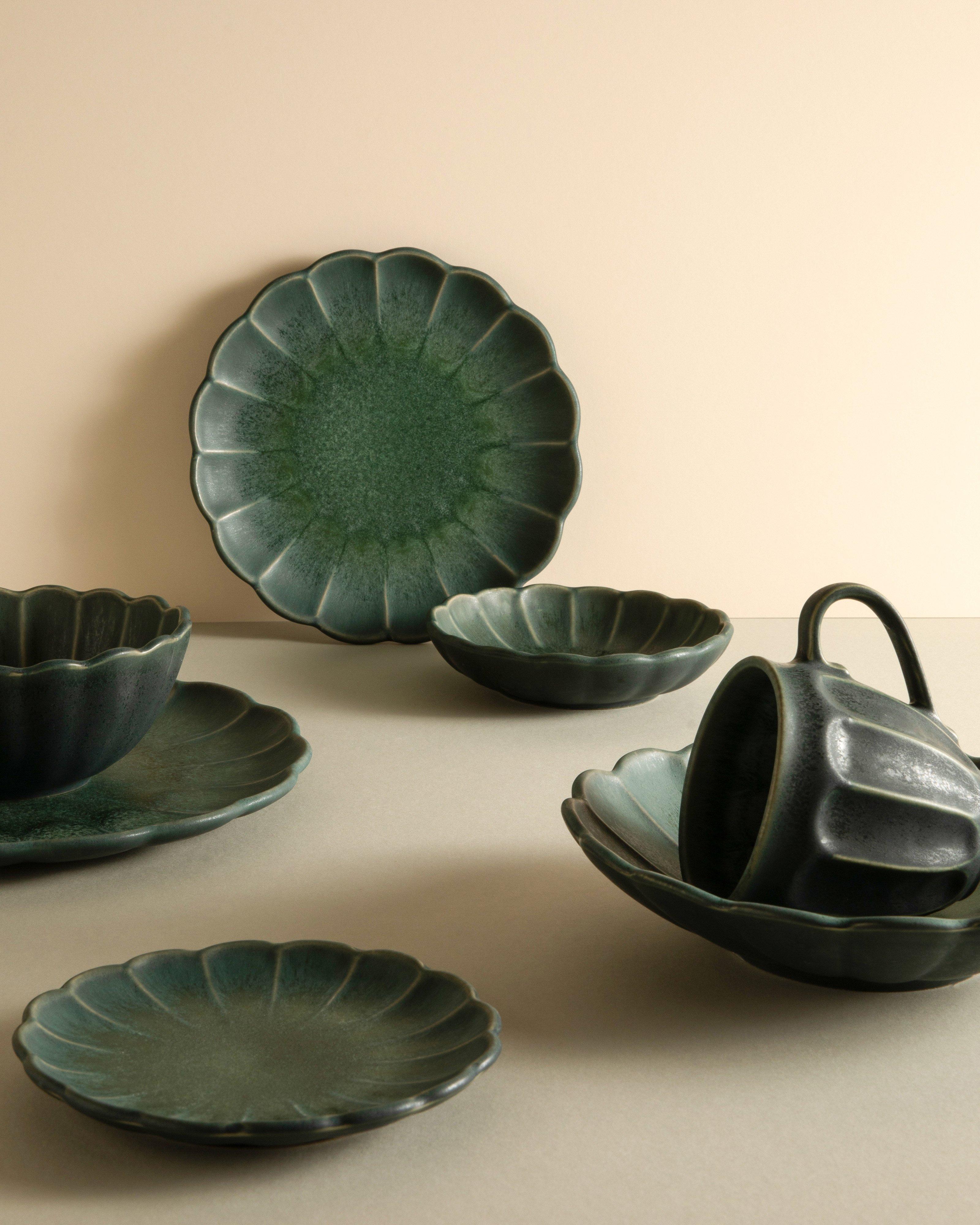 Dalia Small Plate -  Green