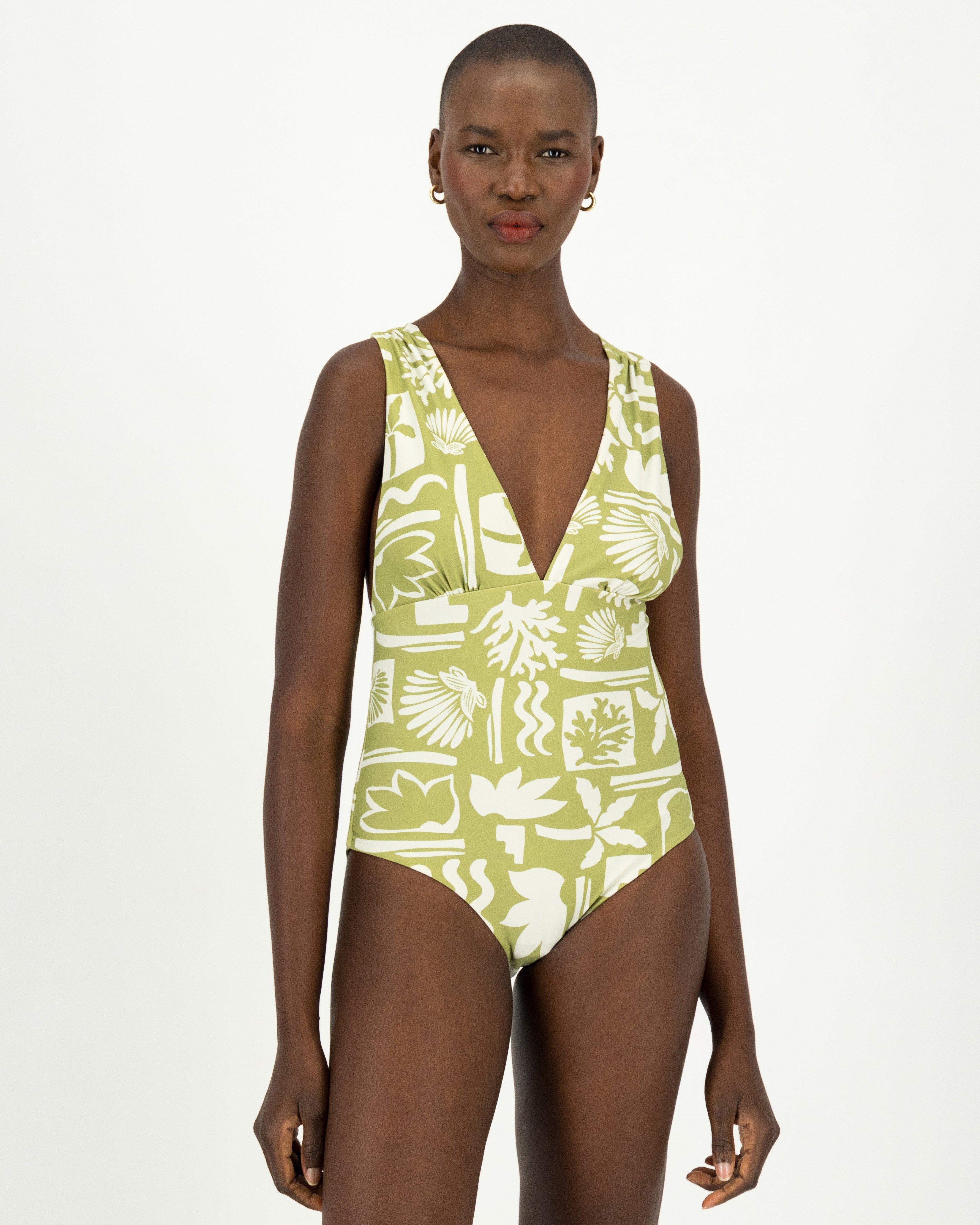 Jamie One-Piece Swimsuit -  Olive