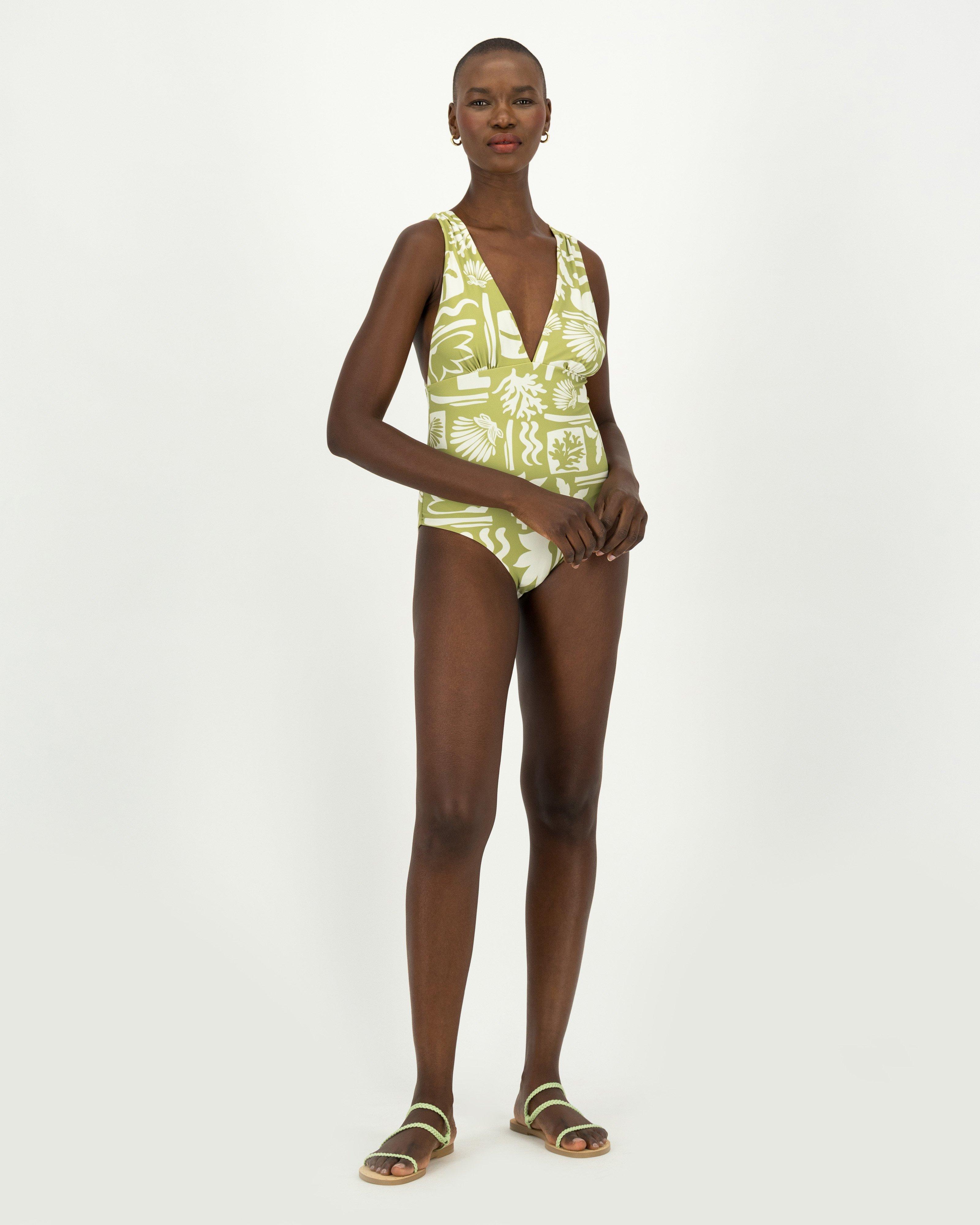 Jamie One-Piece Swimsuit -  Olive