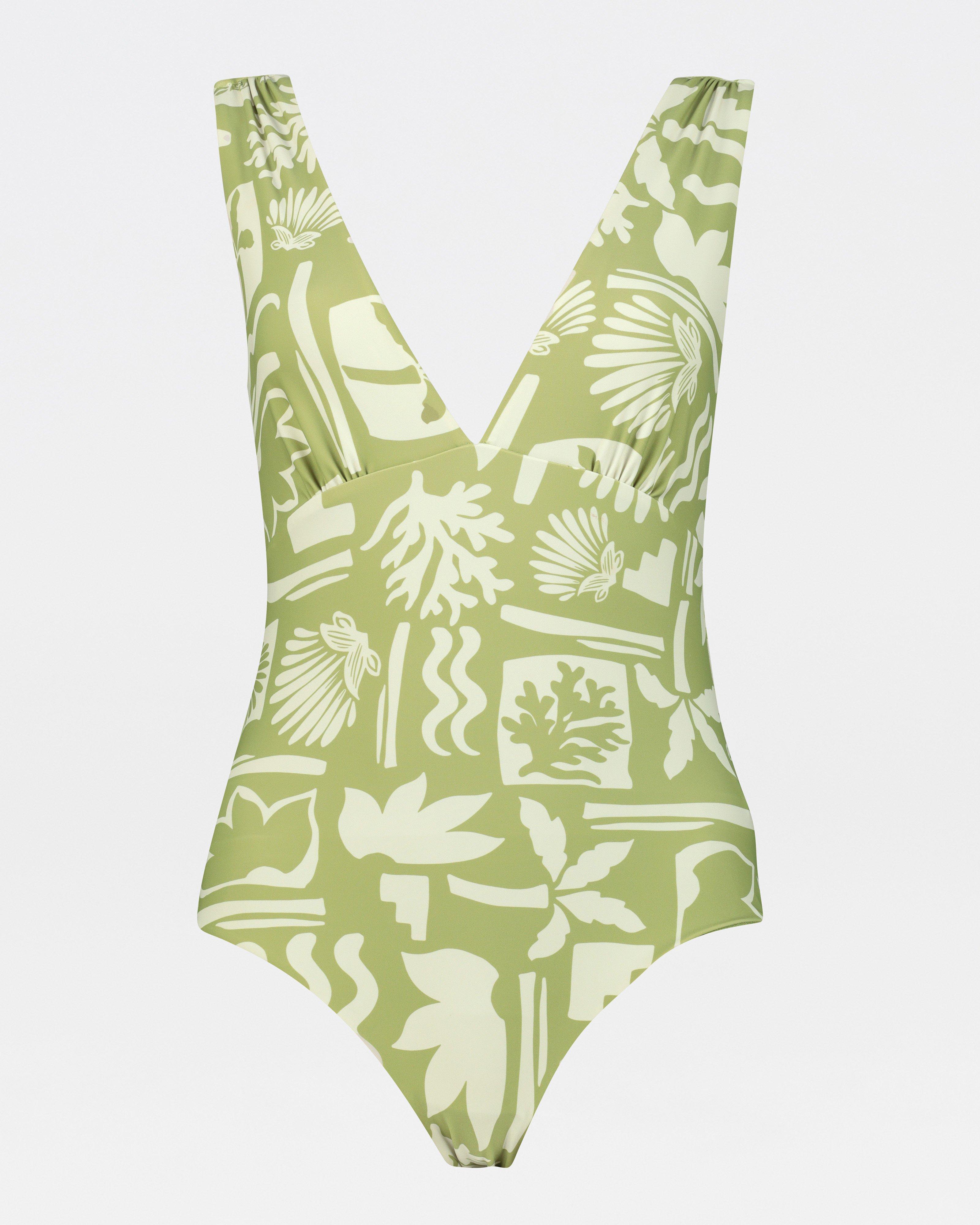 Jamie One-Piece Swimsuit -  Olive