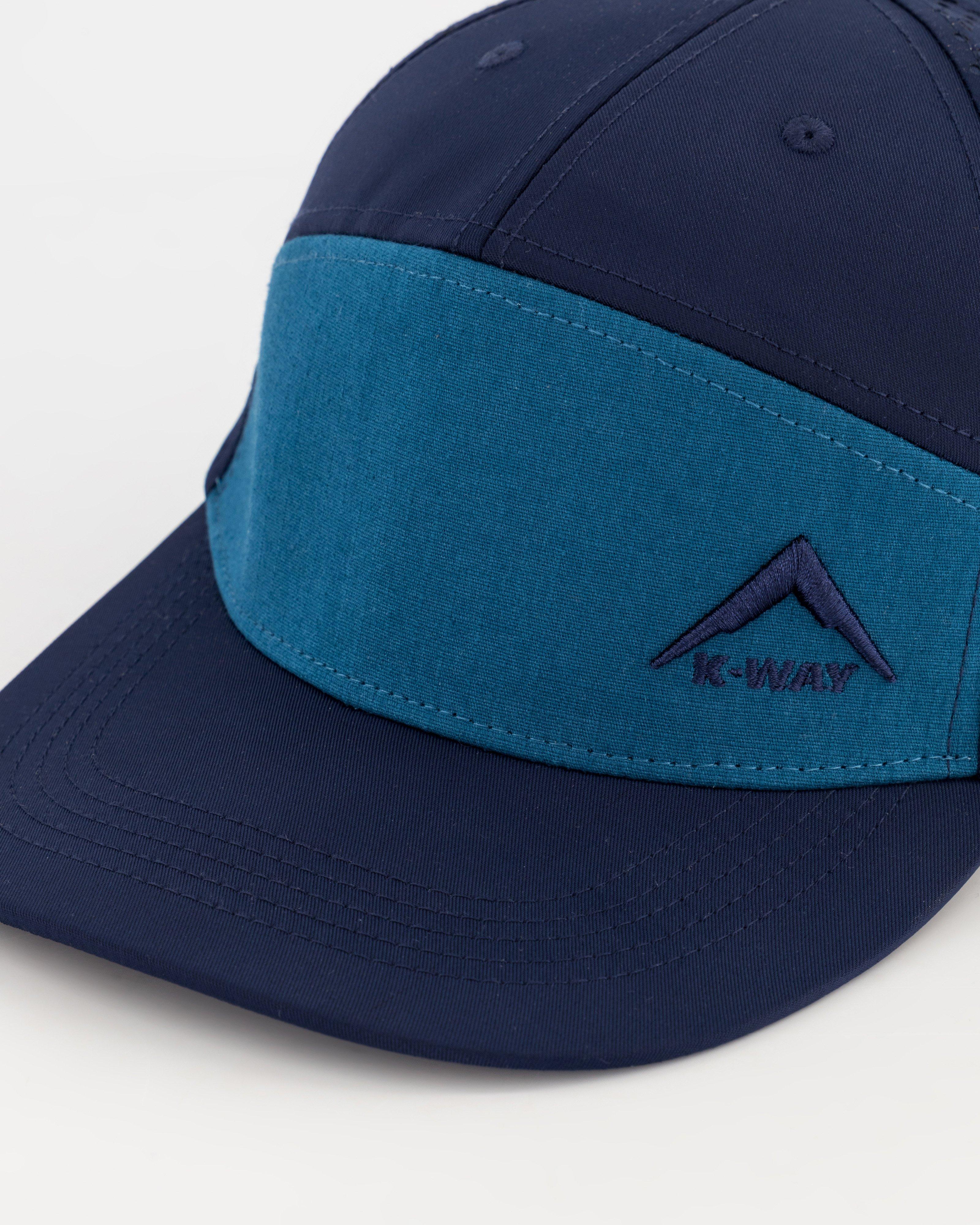 K-Way Elements Men's Colourblock Peak Cap -  Navy