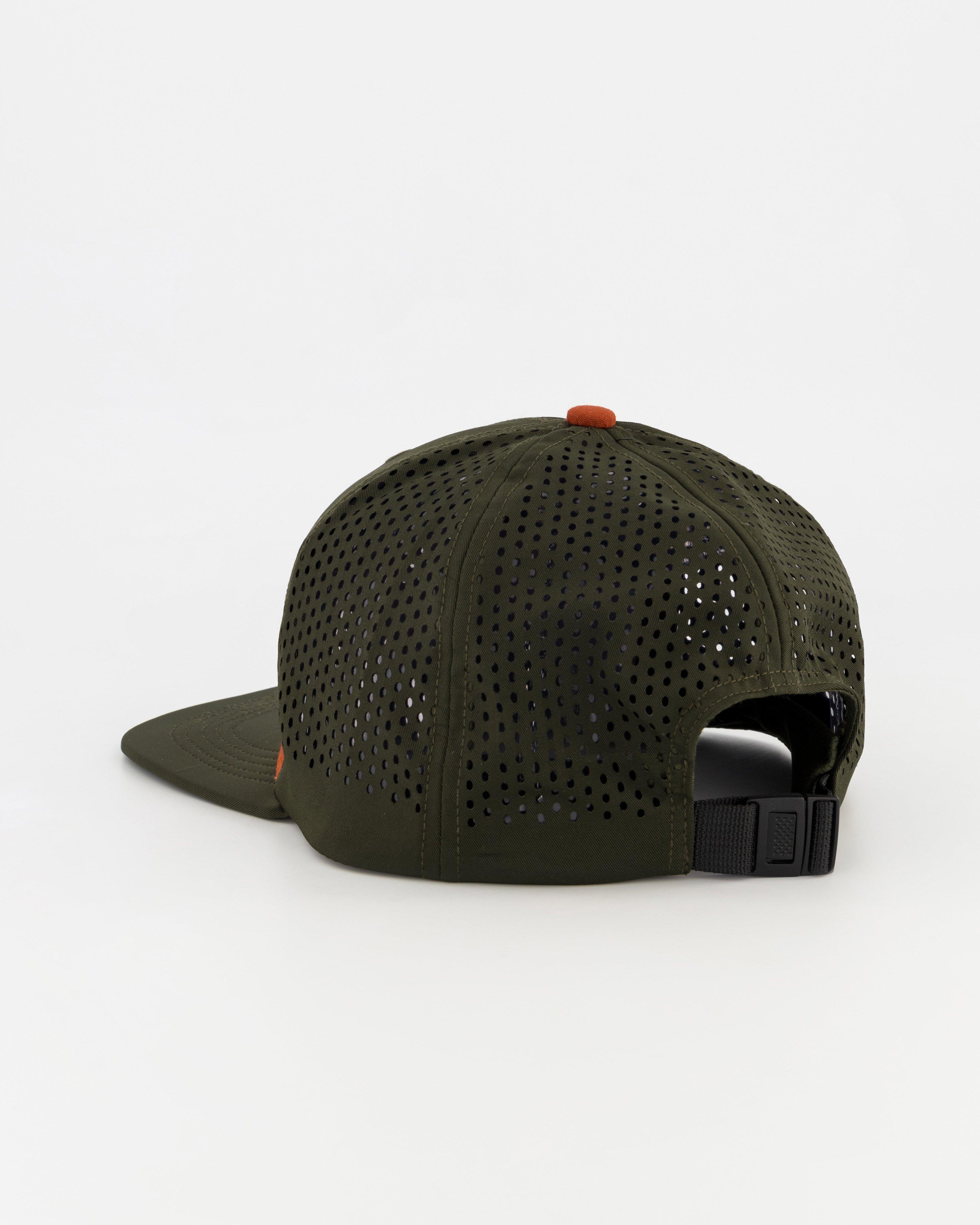 K-Way Elements Men's Colourblock Peak Cap -  Olive