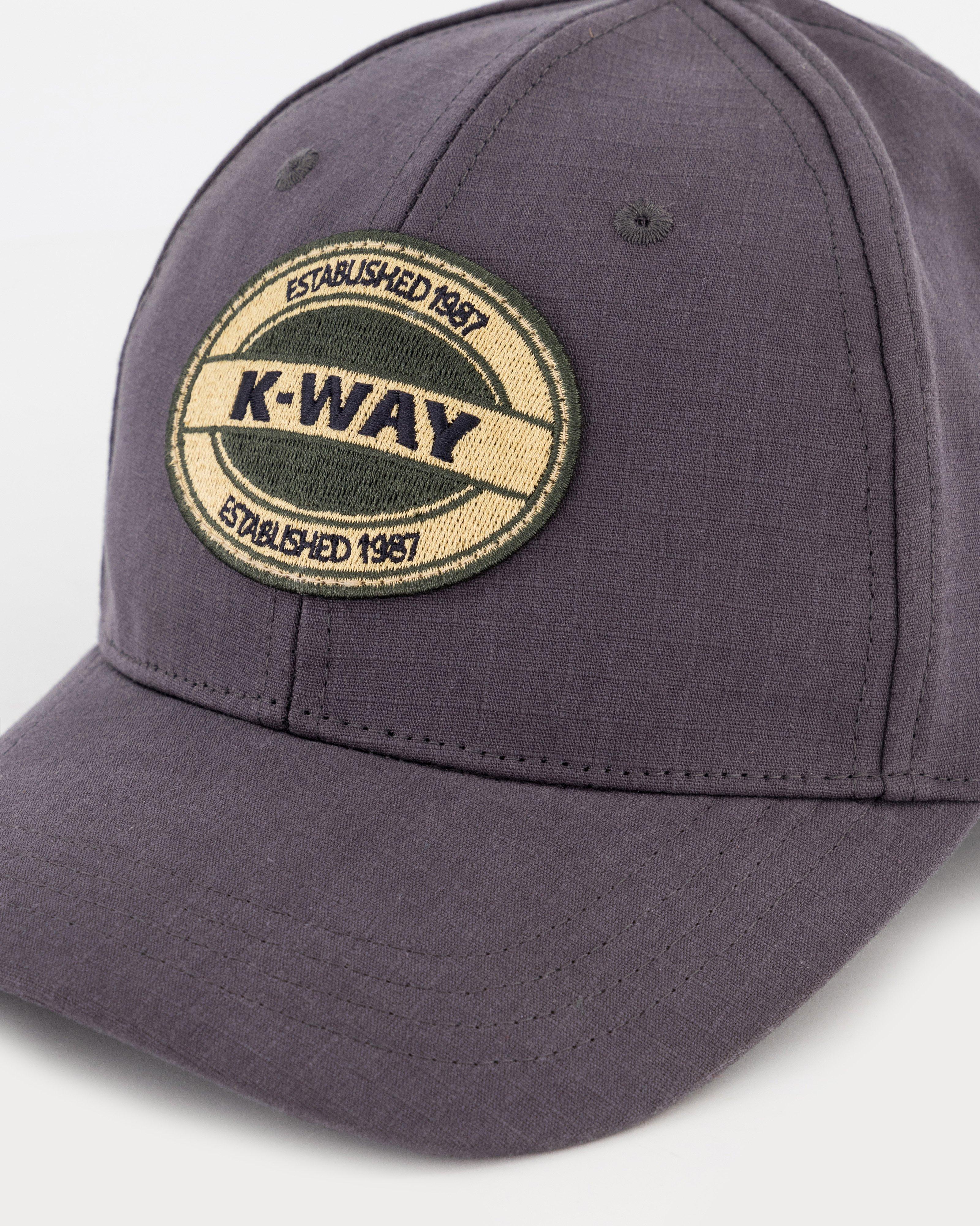 K-Way Elements Men's Outpost Peak Cap -  Charcoal