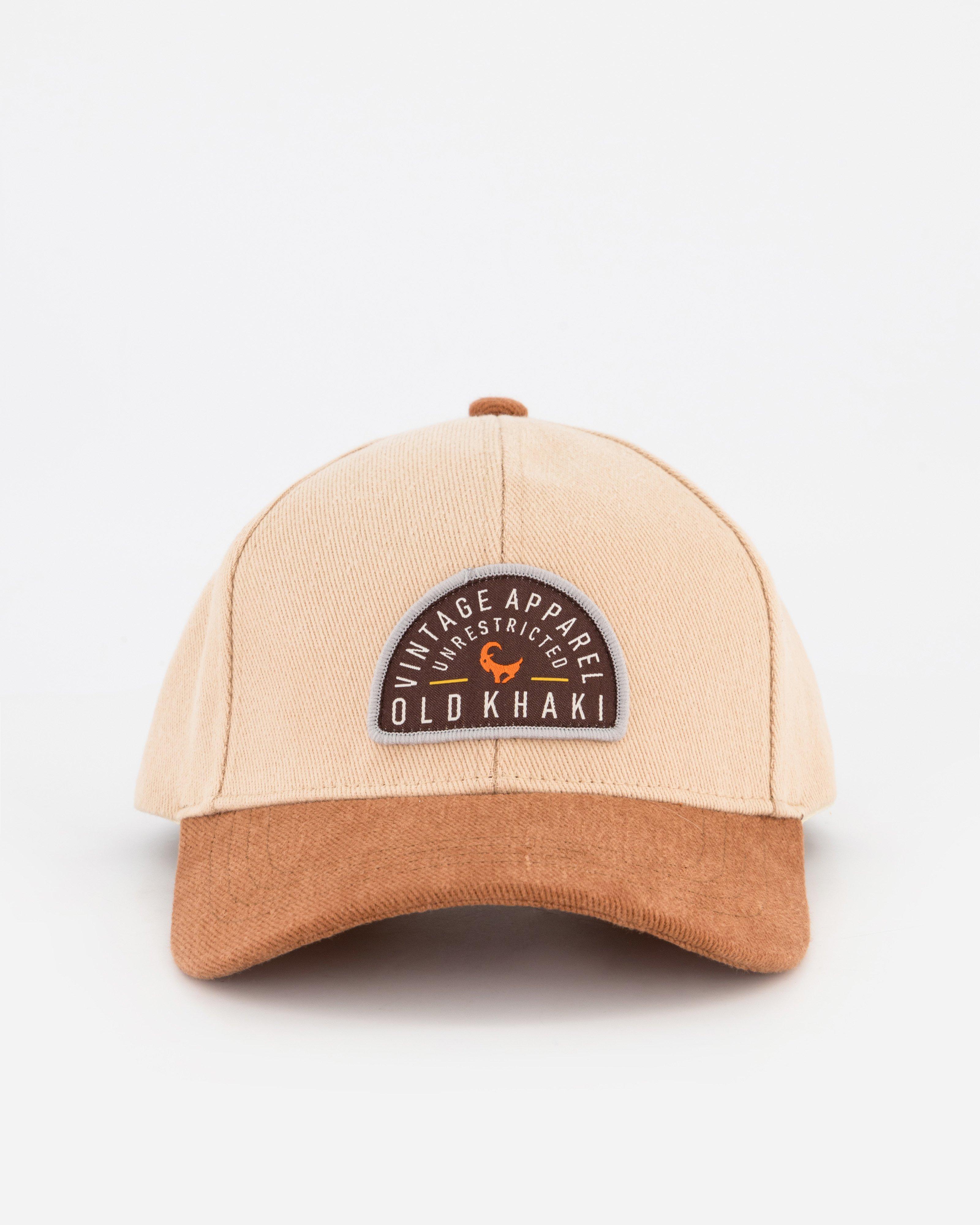 Men's Thiago Embroidered Badge Cap -  Stone