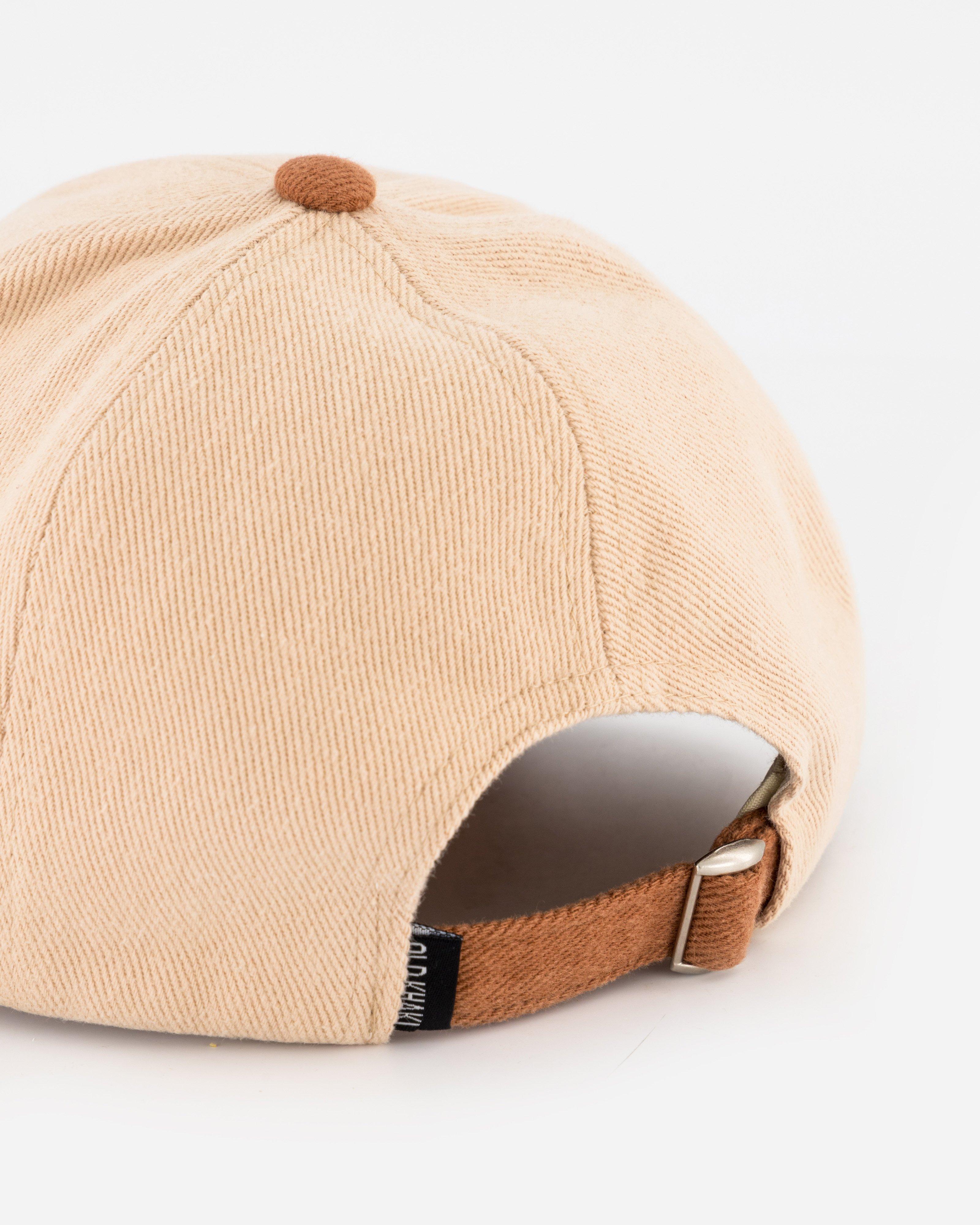 Men's Thiago Embroidered Badge Cap -  Stone