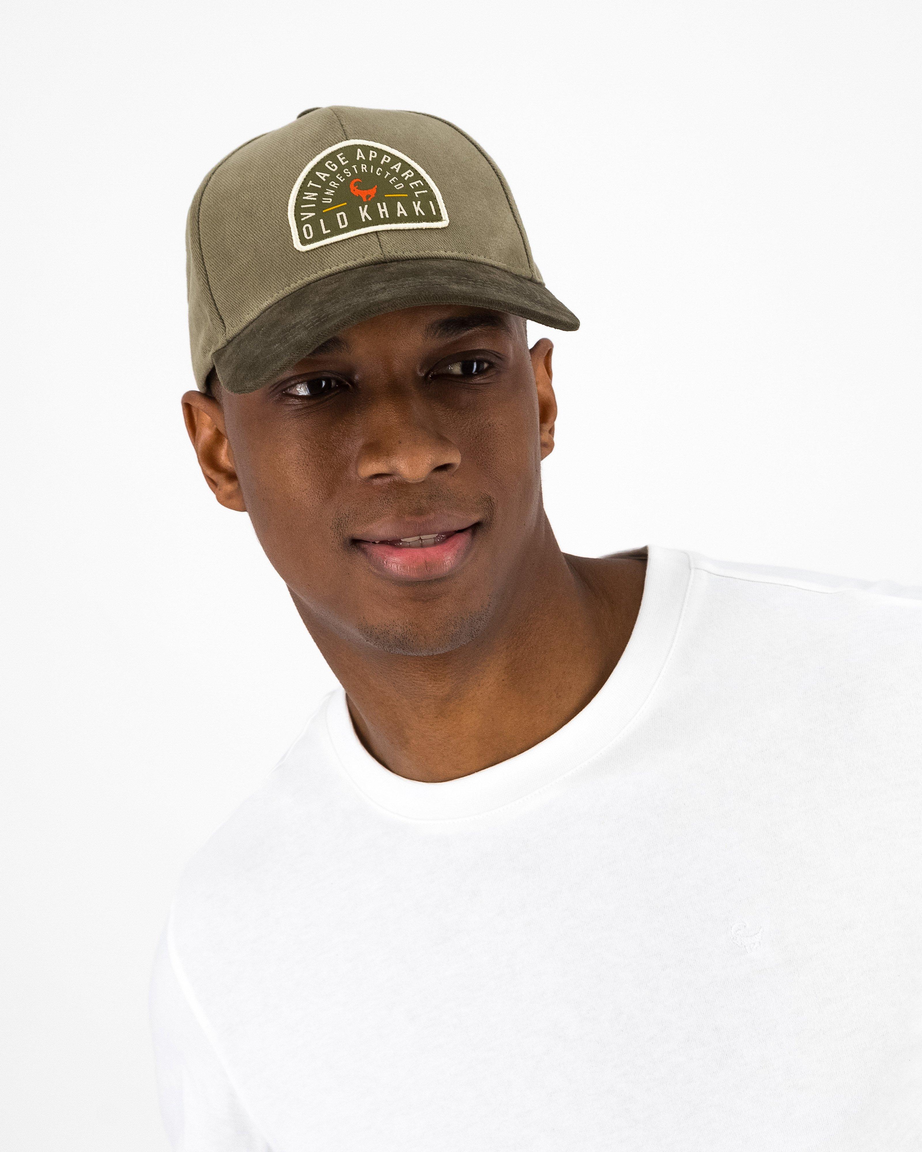 Men's Thiago Embroidered Badge Cap -  Green