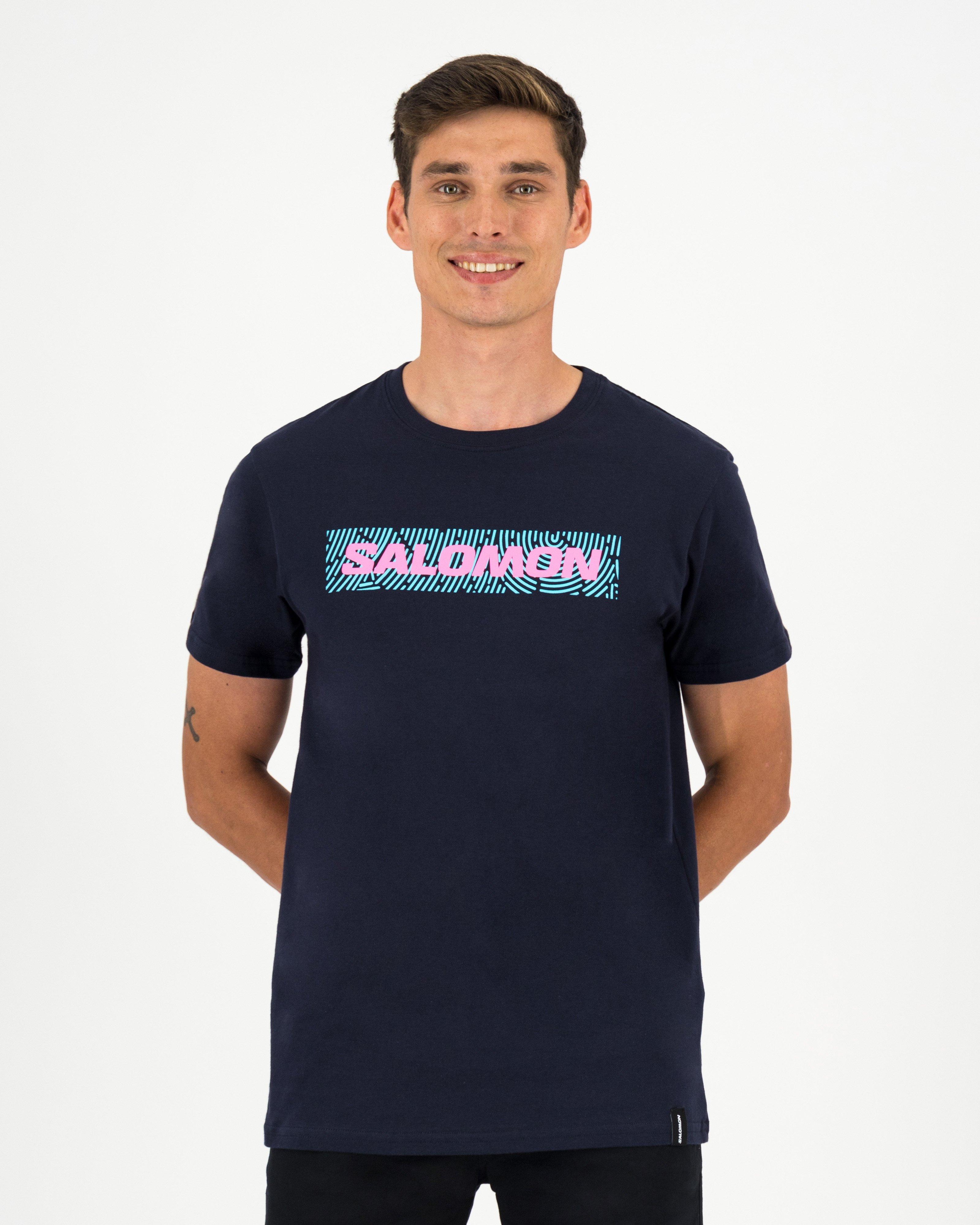 Salomon Men’s Cracker Cotton T-shirt -  Navy