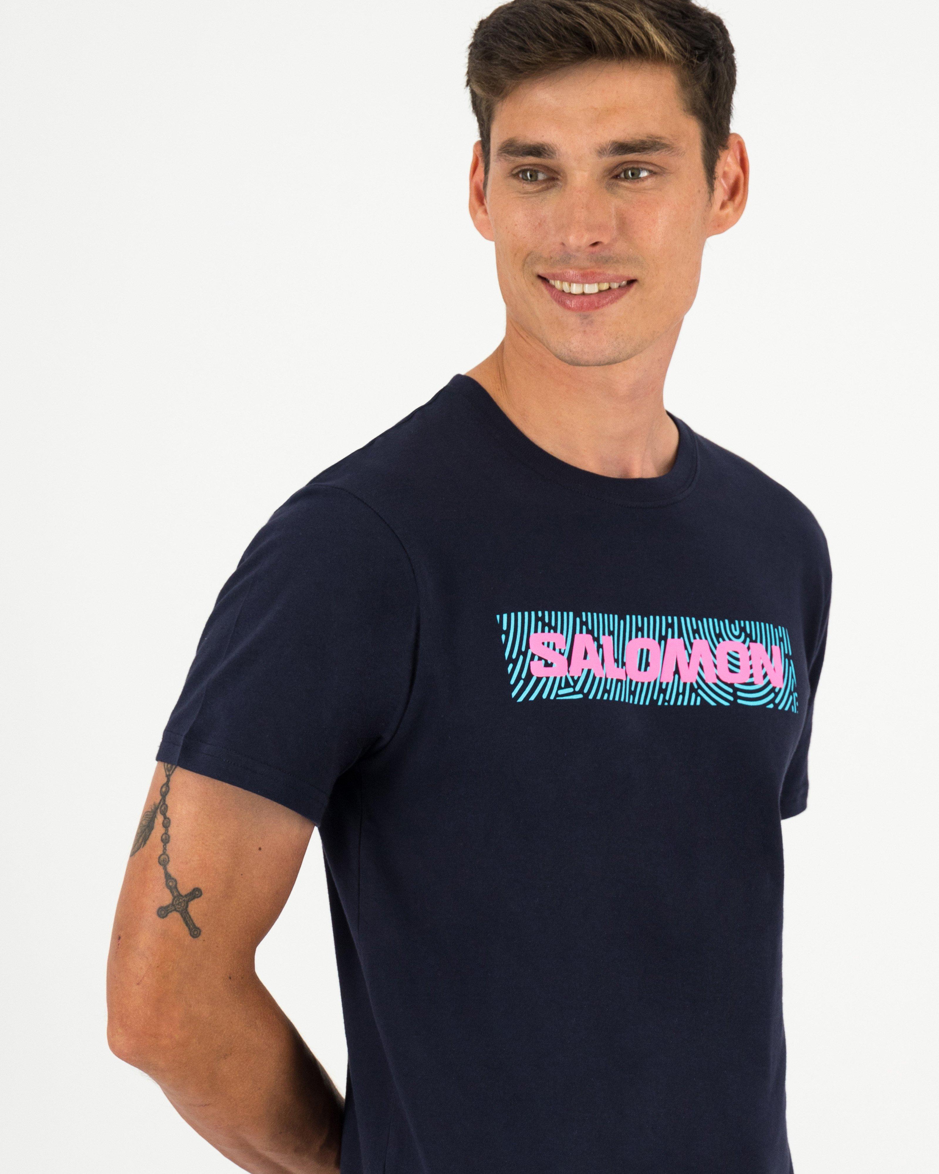 Salomon Men’s Cracker Cotton T-shirt -  Navy