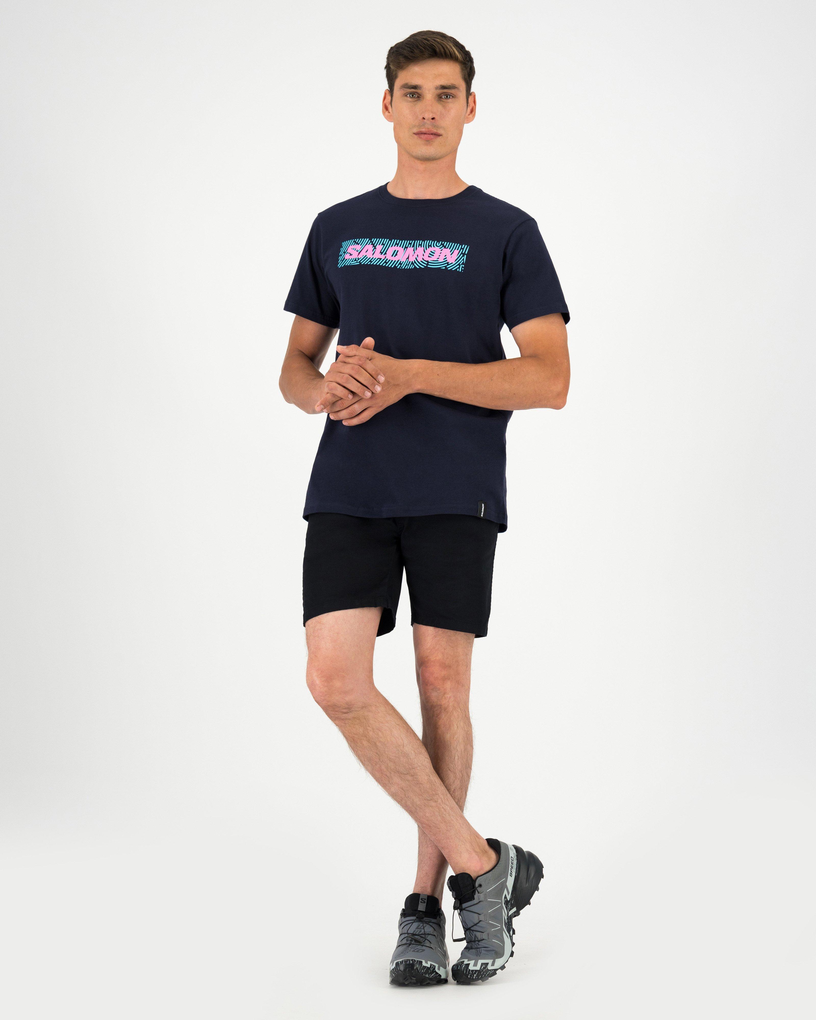 Salomon Men’s Cracker Cotton T-shirt -  Navy