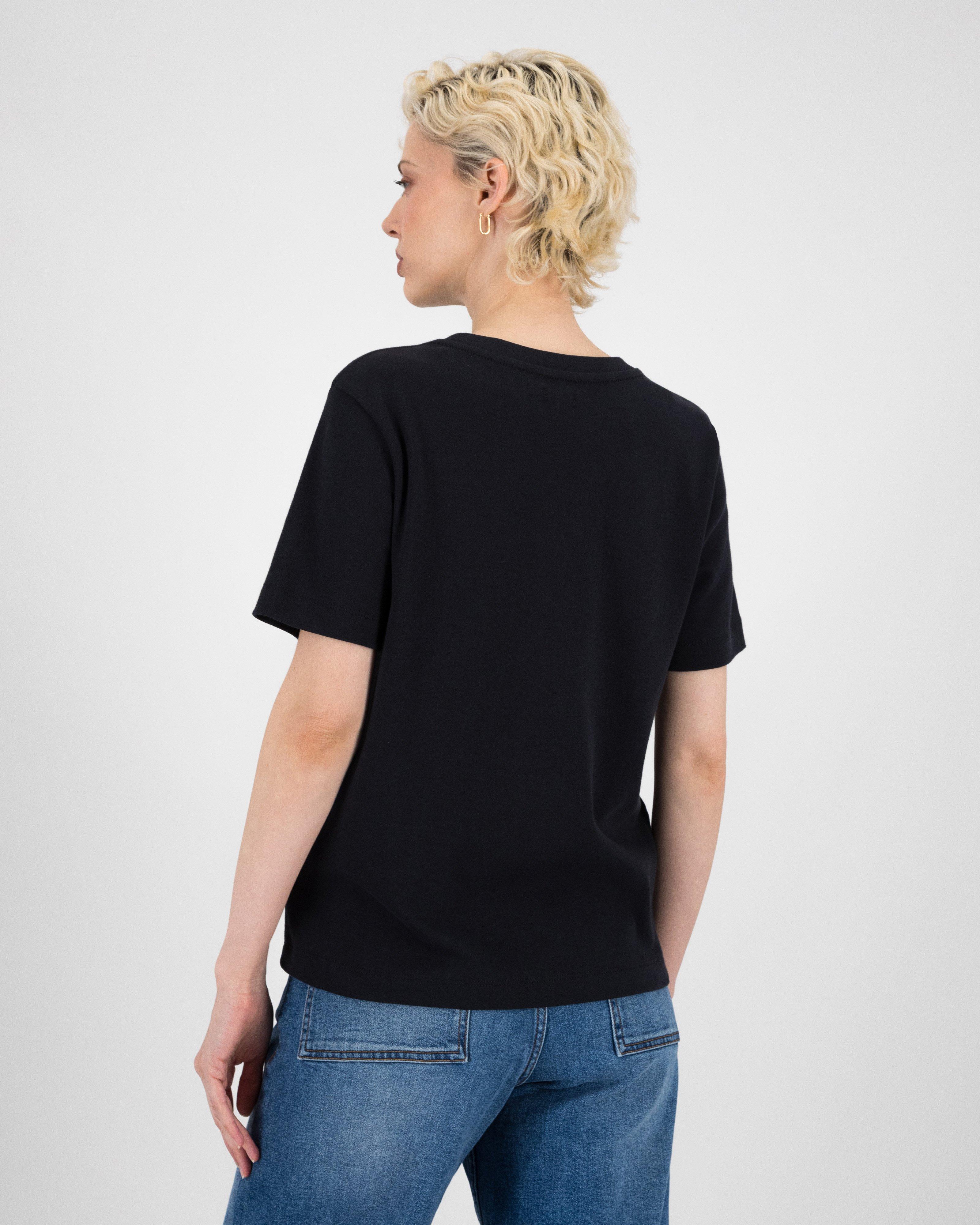 Women’s Julie Basic T-Shirt -  Black