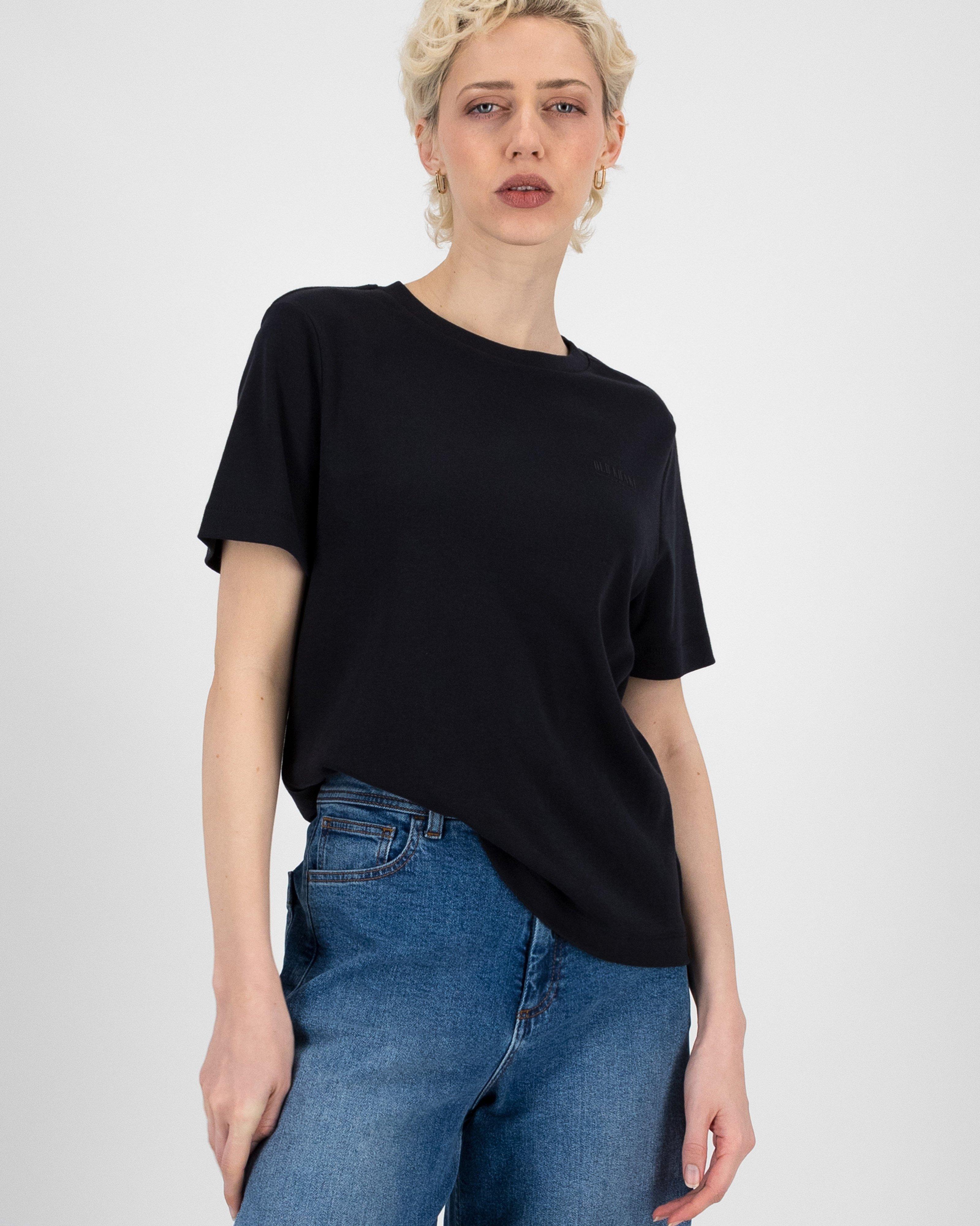 Women’s Julie Basic T-Shirt -  Black