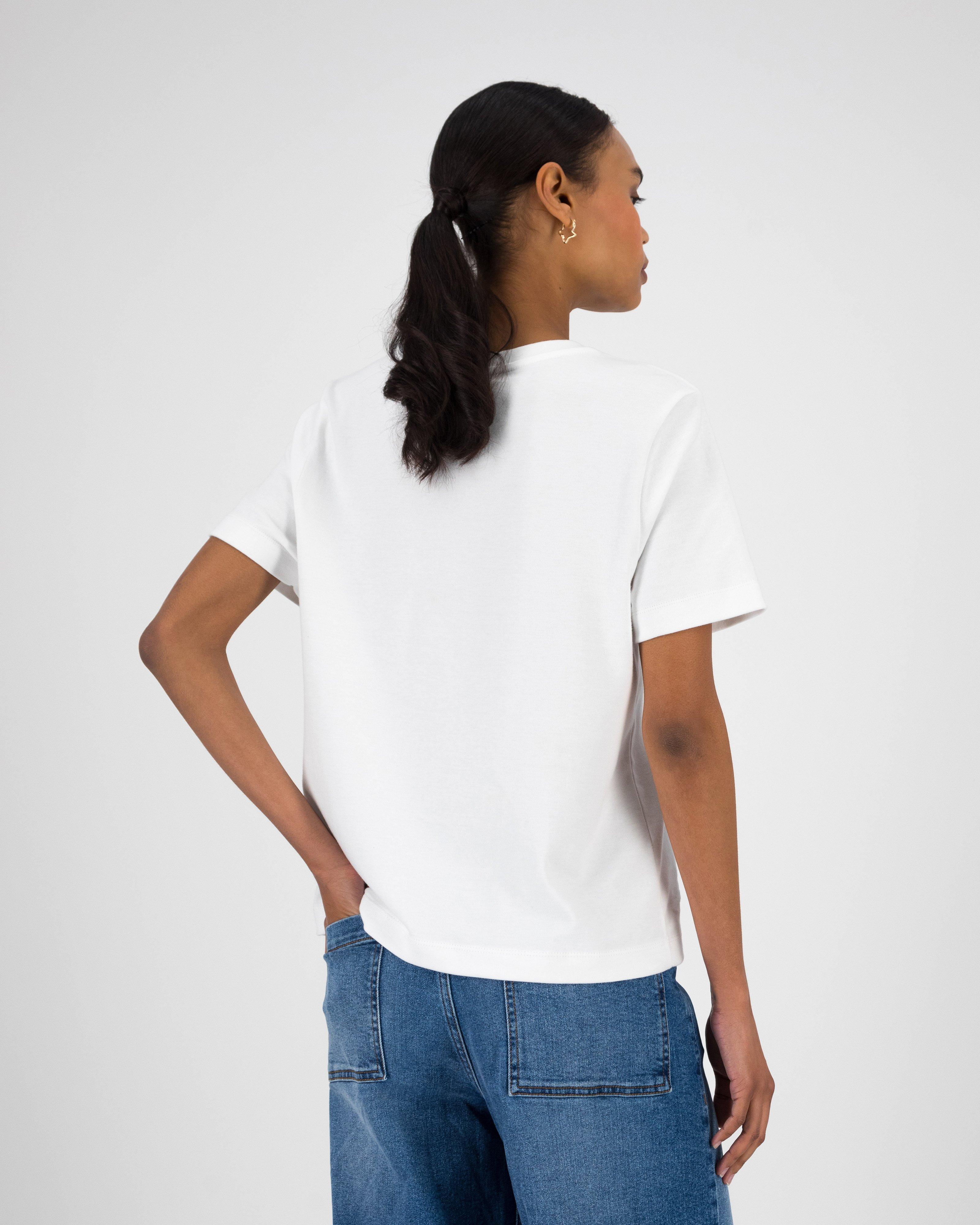 Women’s Julie Basic T-Shirt -  White
