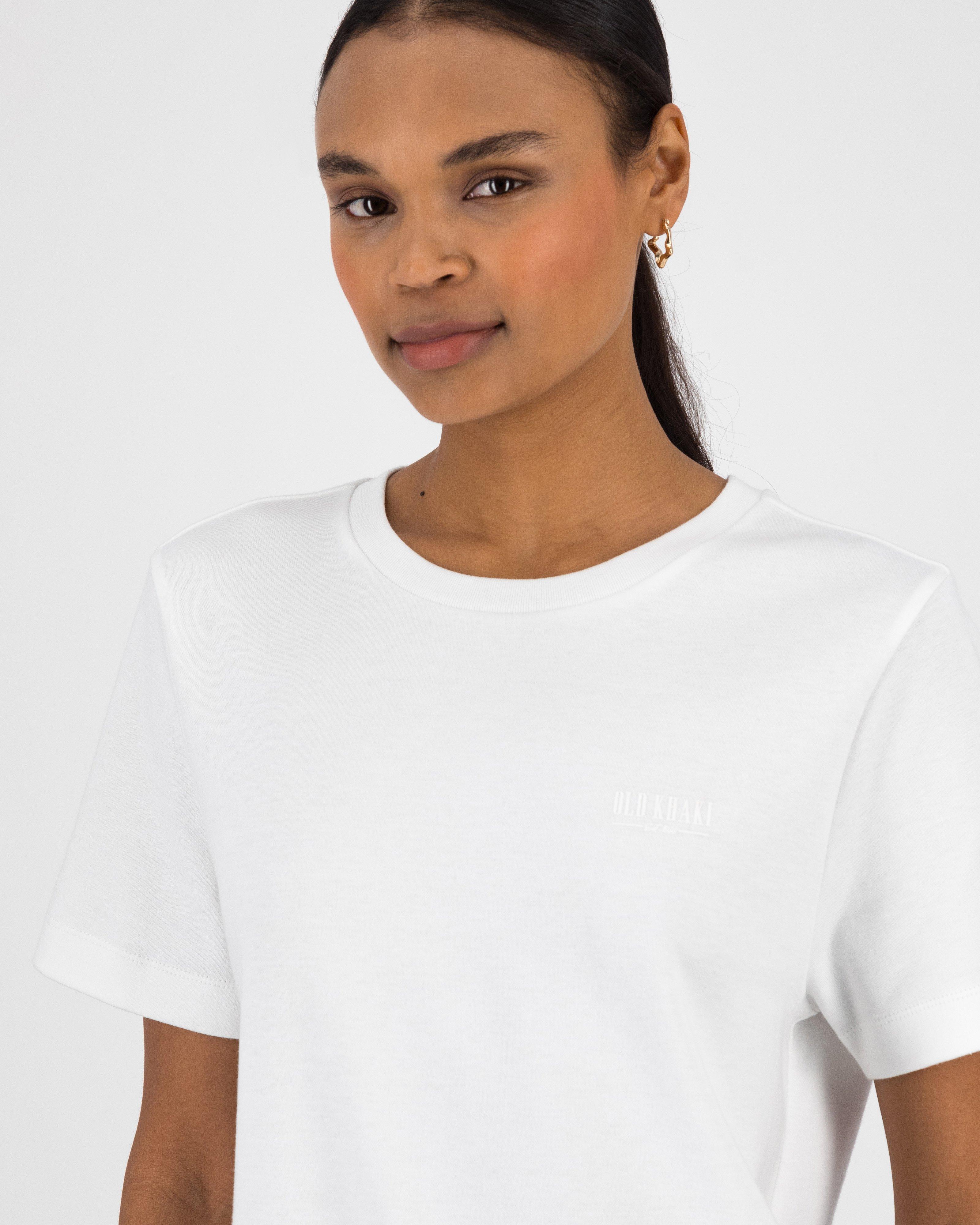 Women’s Julie Basic T-Shirt -  White