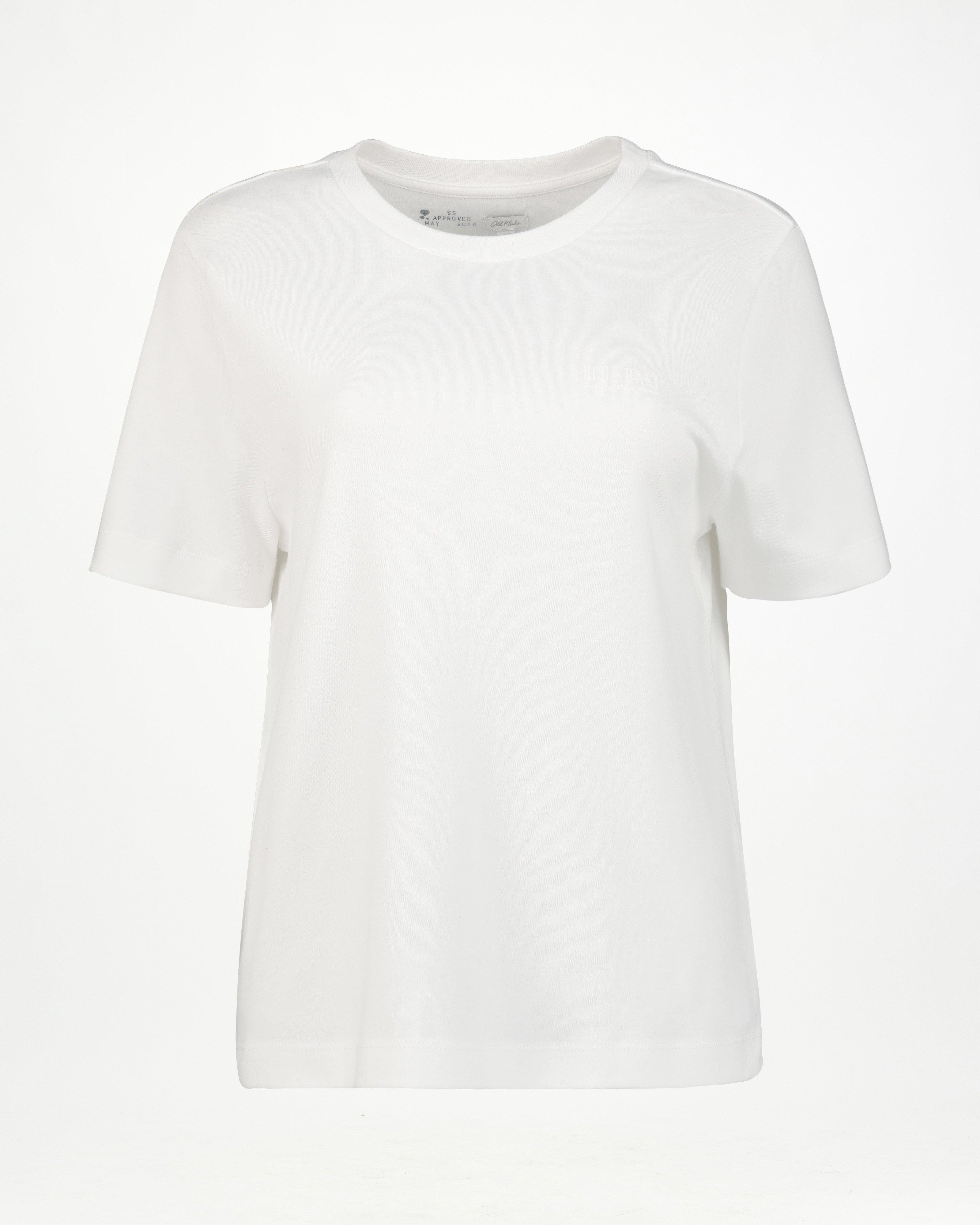 Women’s Julie Basic T-Shirt -  White