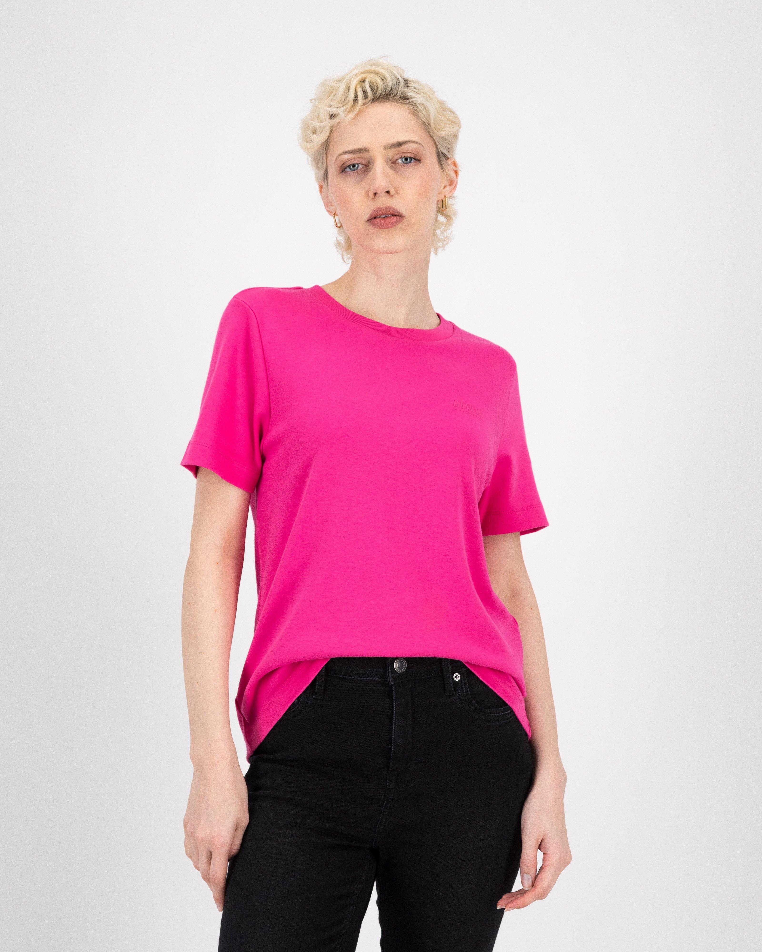 Women’s Julie Basic T-Shirt -  Pink