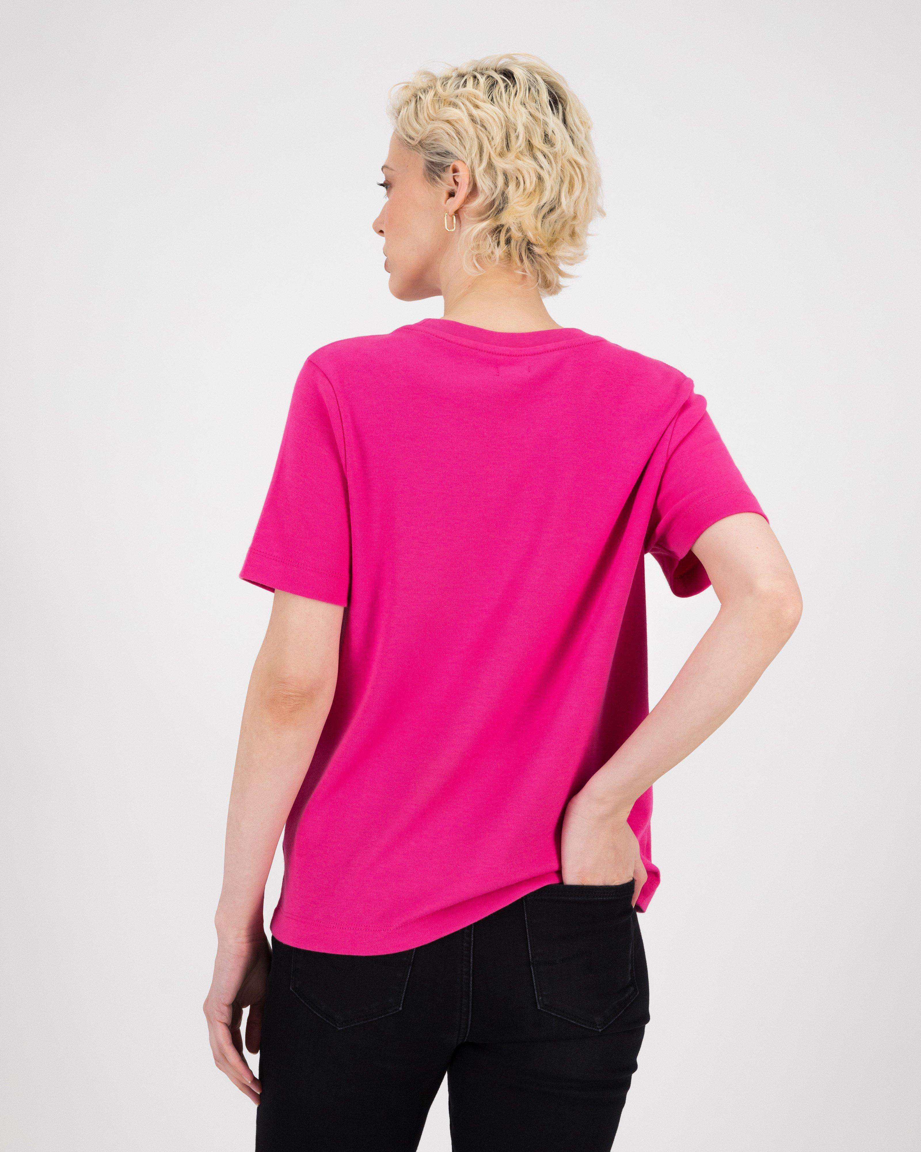 Women’s Julie Basic T-Shirt -  Pink