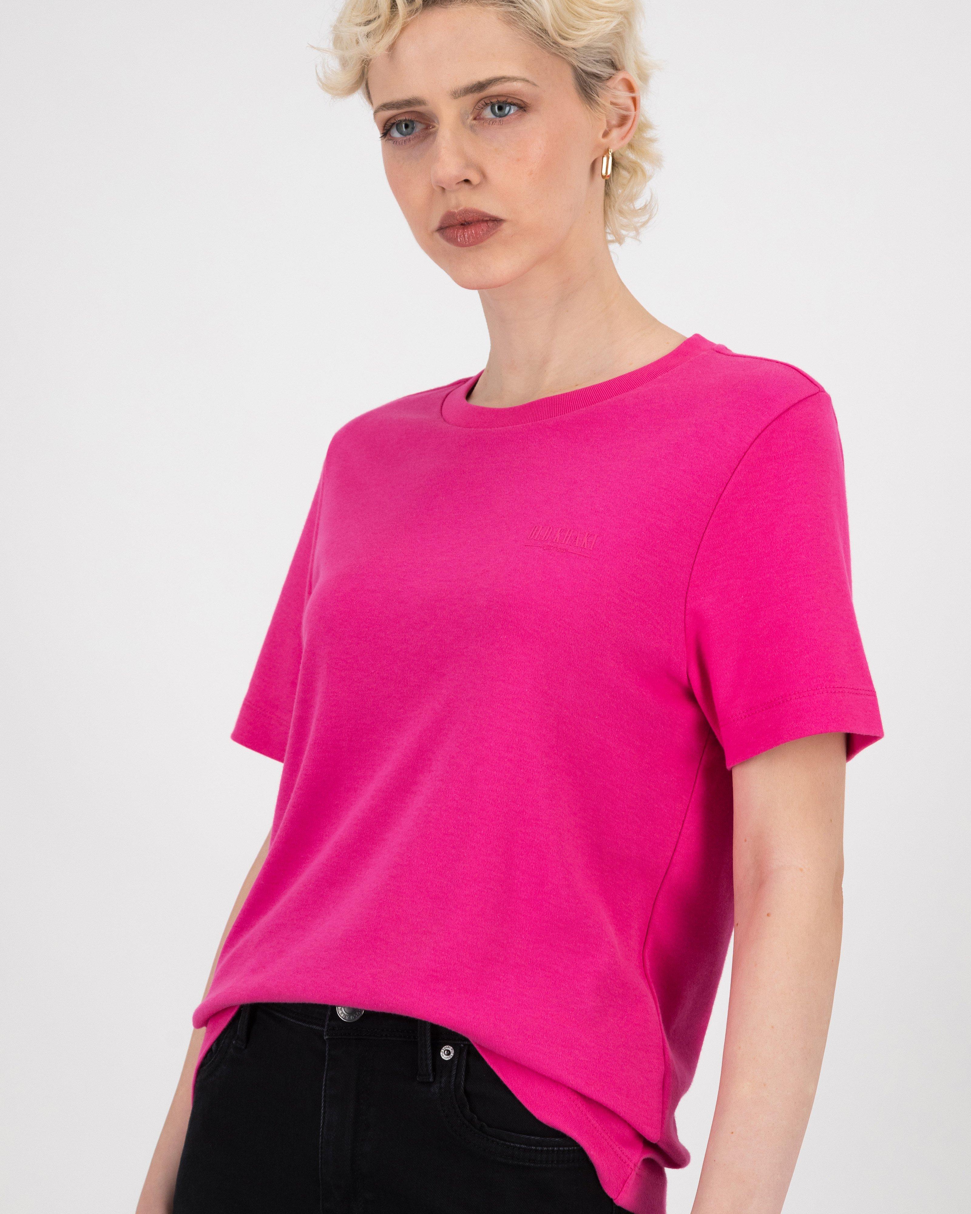 Women’s Julie Basic T-Shirt -  Pink