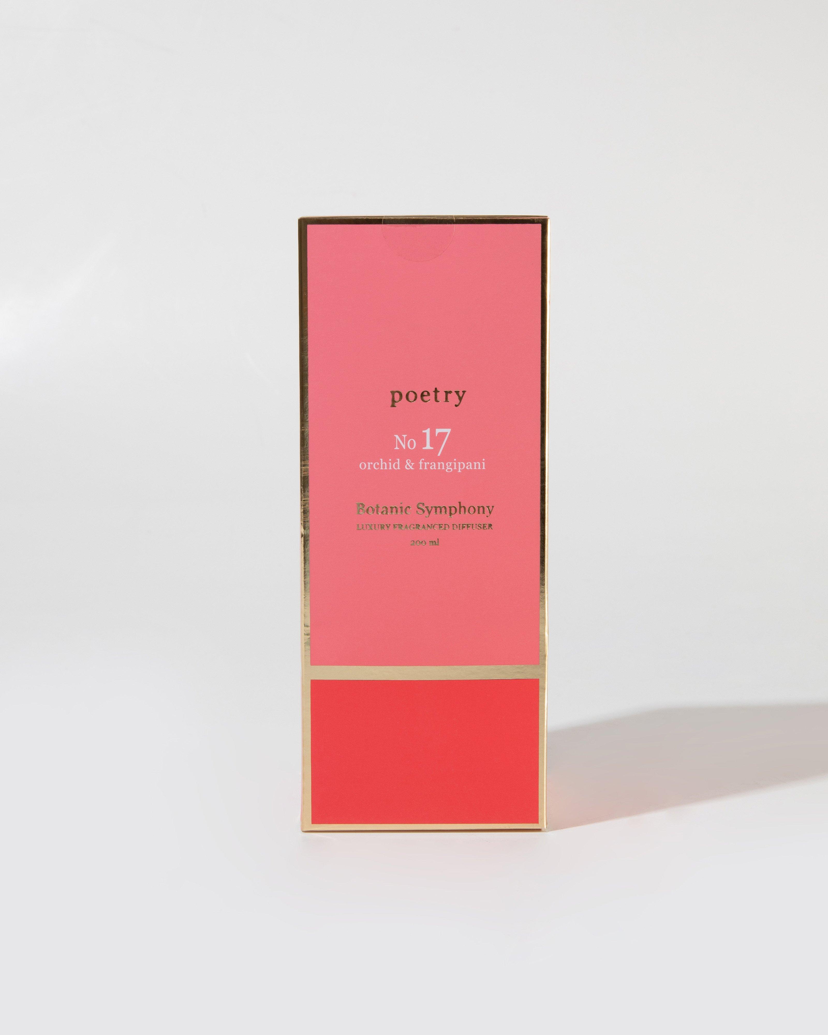 Orchid & Frangipani Premium Fragranced Diffuser (200ml) -  Pink