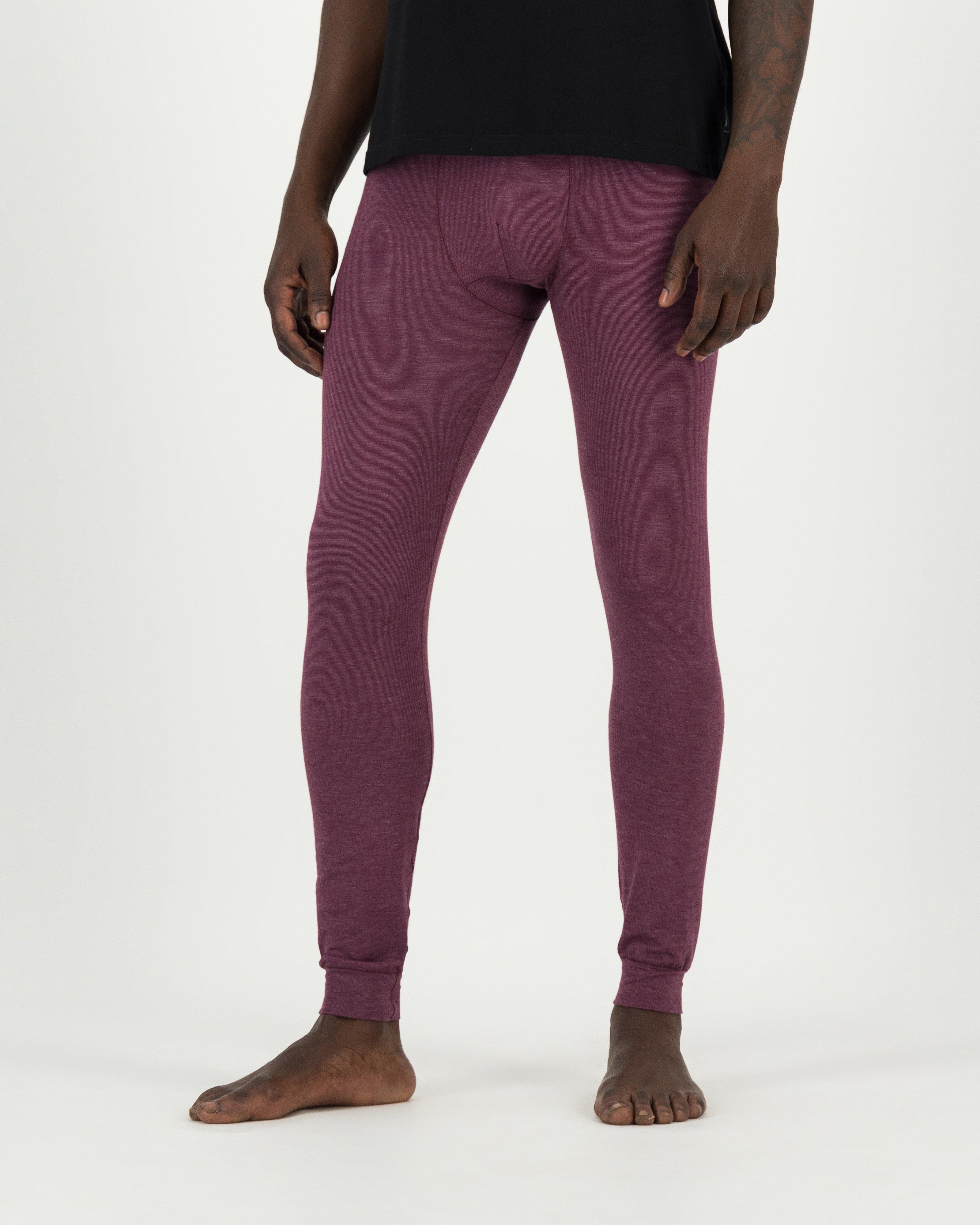 K-Way Men’s Thermalator Elite Thermal Pants -  Burgundy