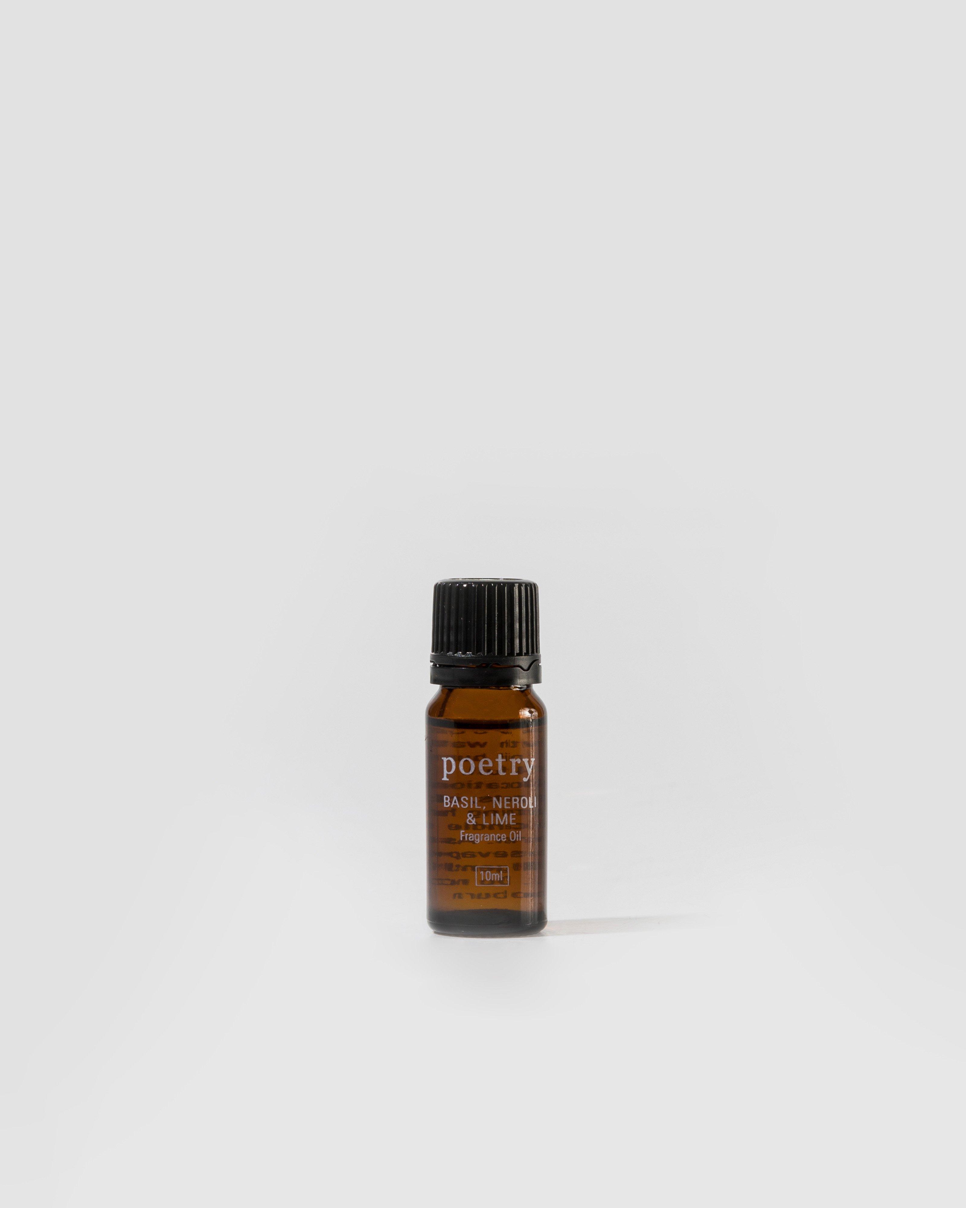 Basil, Neroli and Lemon Premium Burning Oil 10ml -  Brown