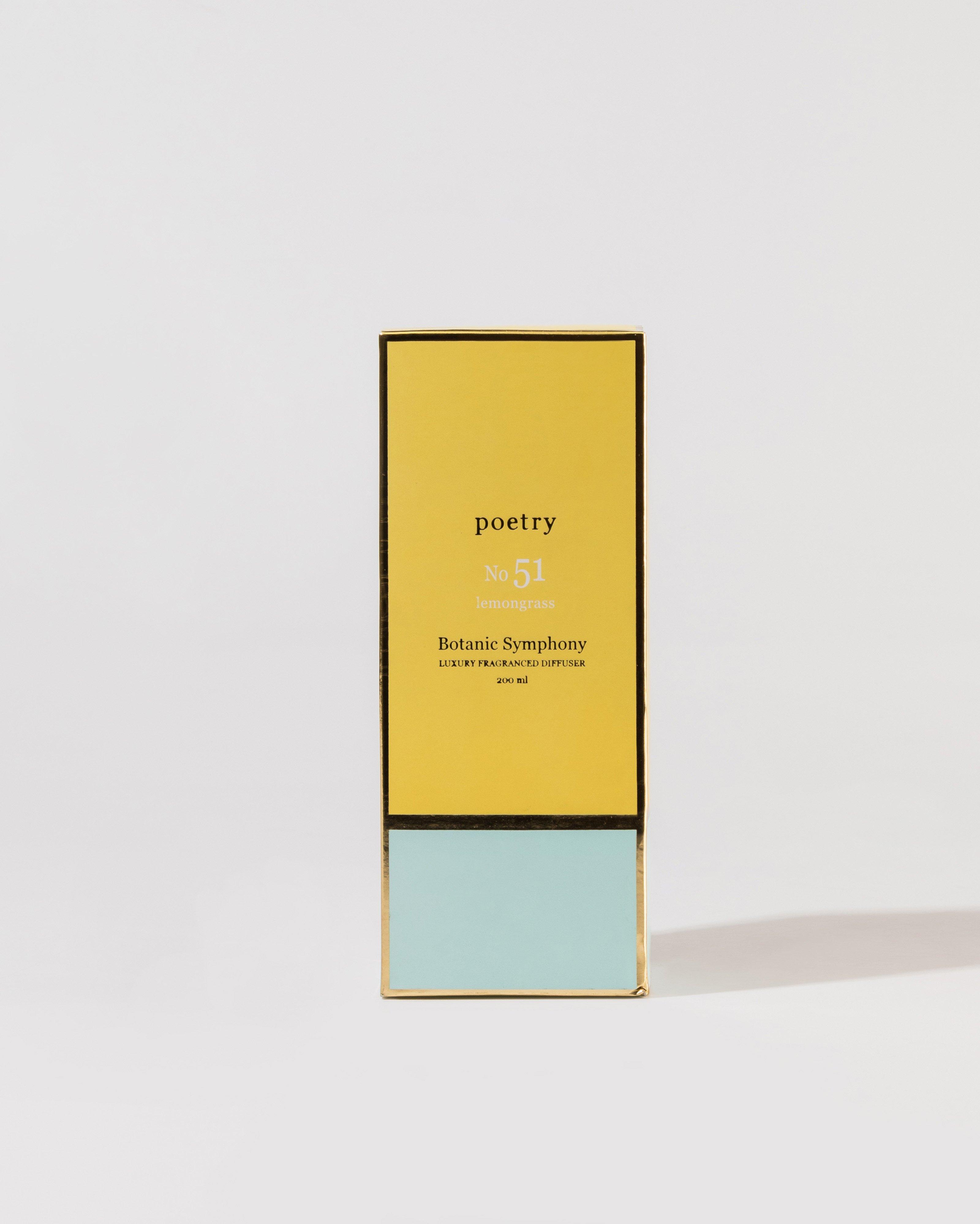 Lemongrass Premium Fragranced Diffuser (200ml) -  Yellow
