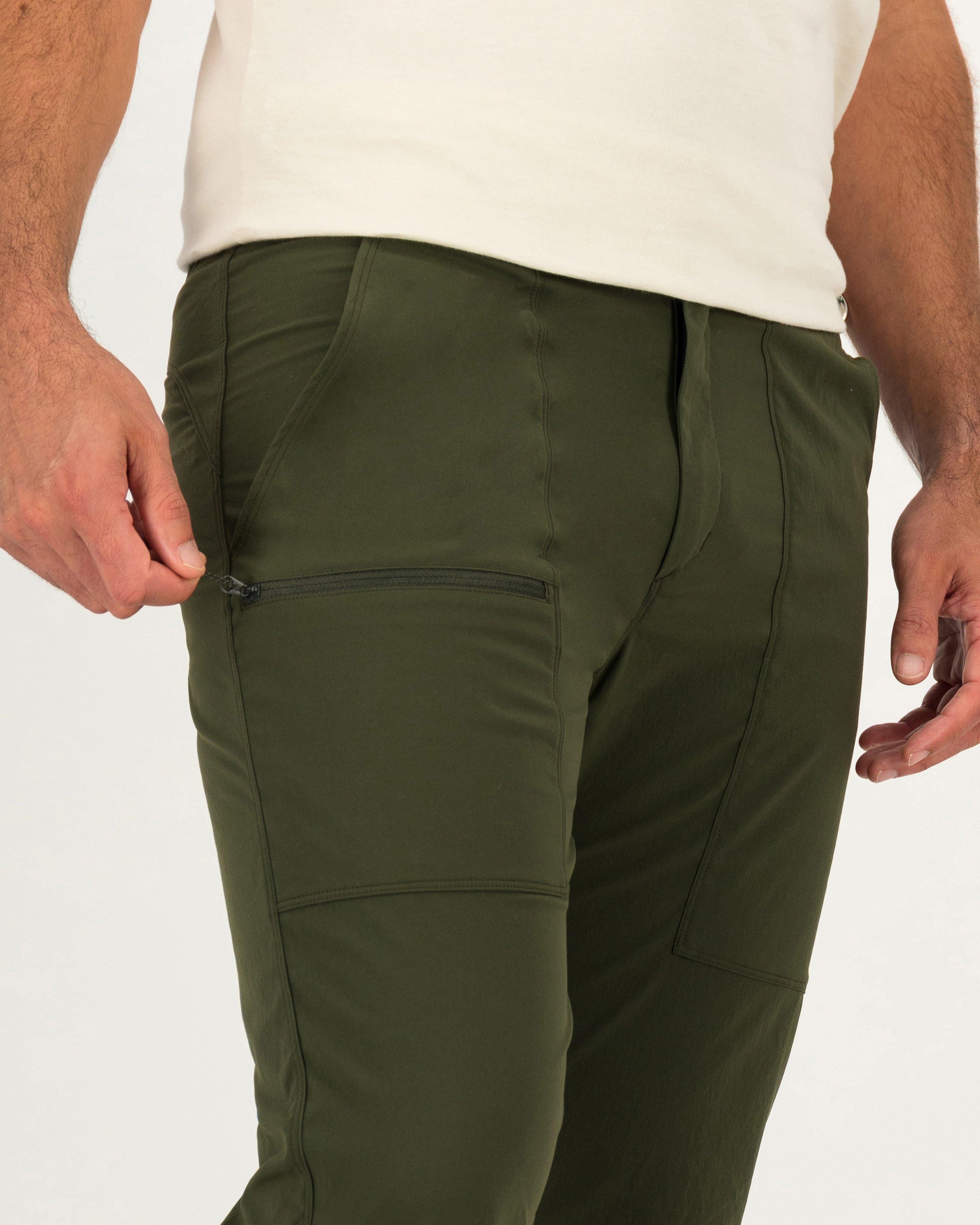 Salomon Men's Outrack Pants -  Dark Green/Dark Olive