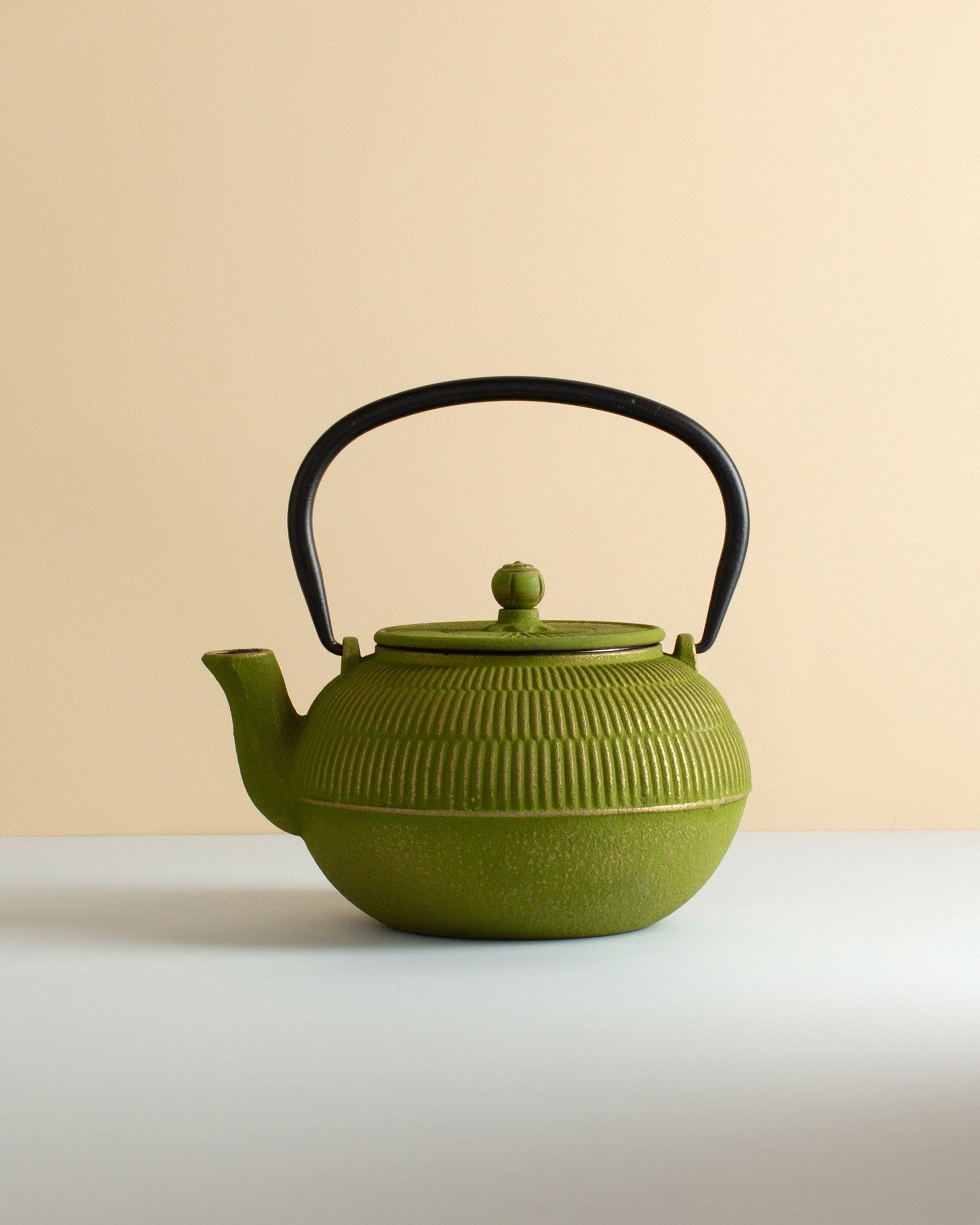 Ribbed Teapot -  Green