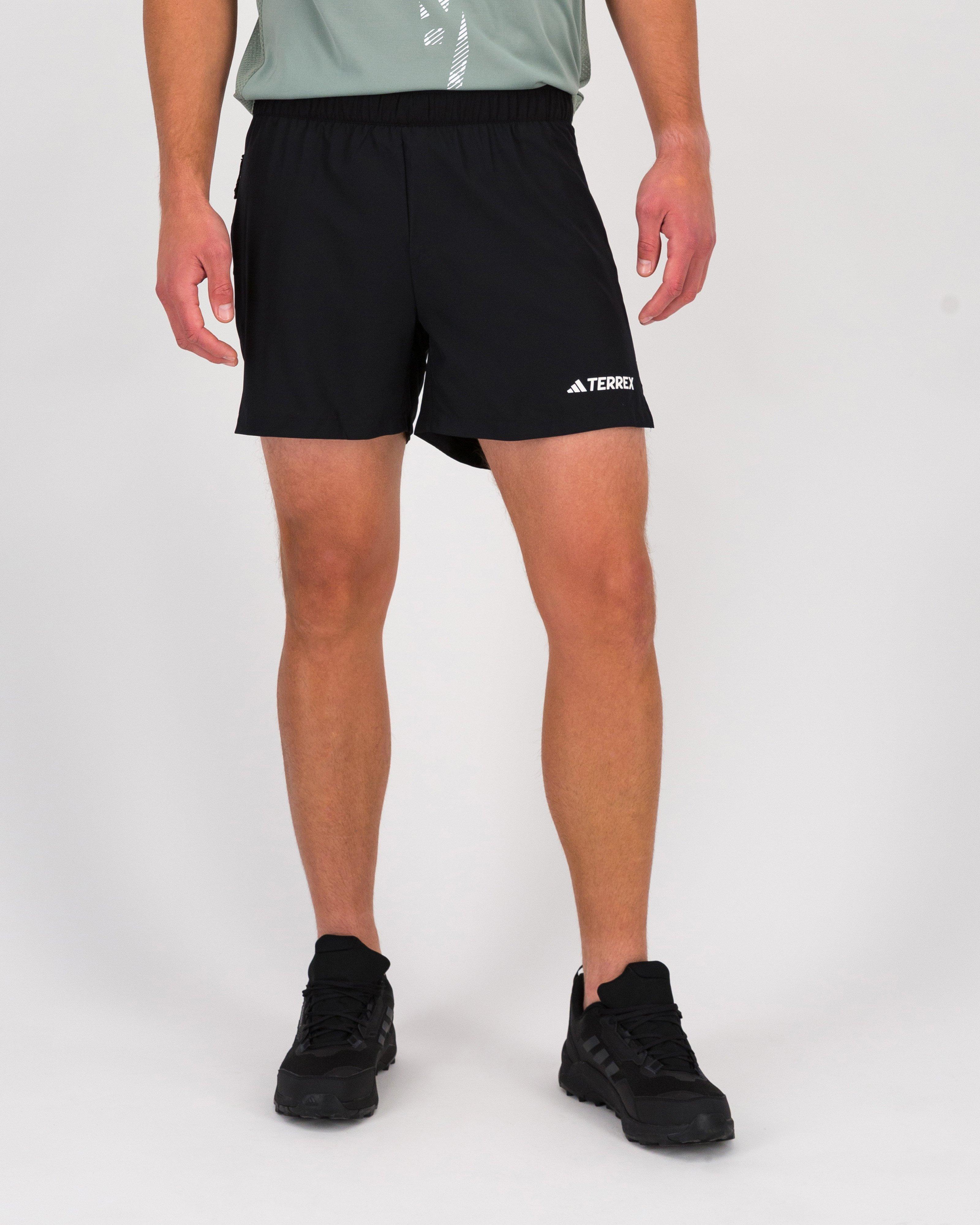 Adidas Men’s Terrex Trail Shorts -  Black