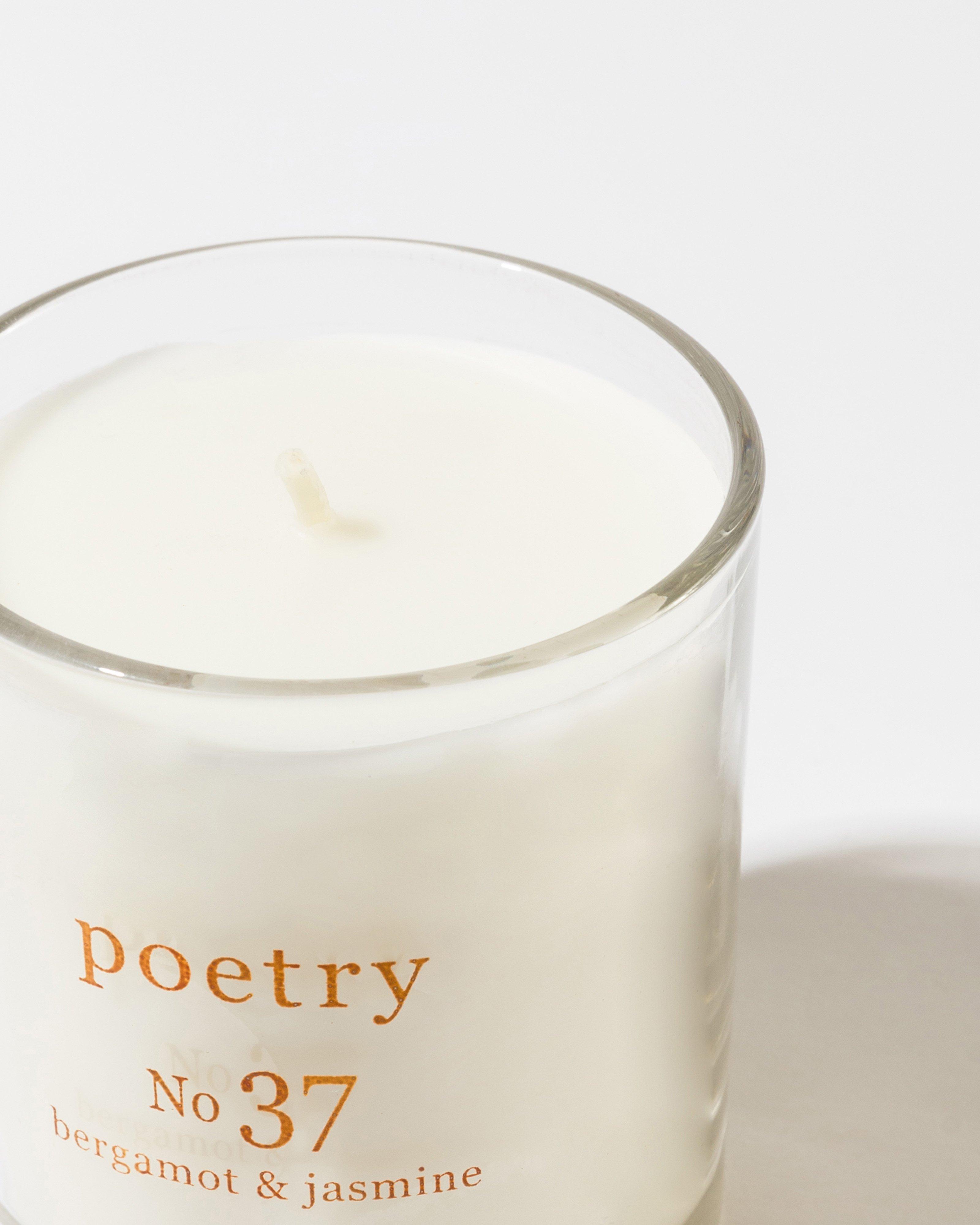 Bergamot & Jasmine Premium Fragranced Candle (255g) -  Teal
