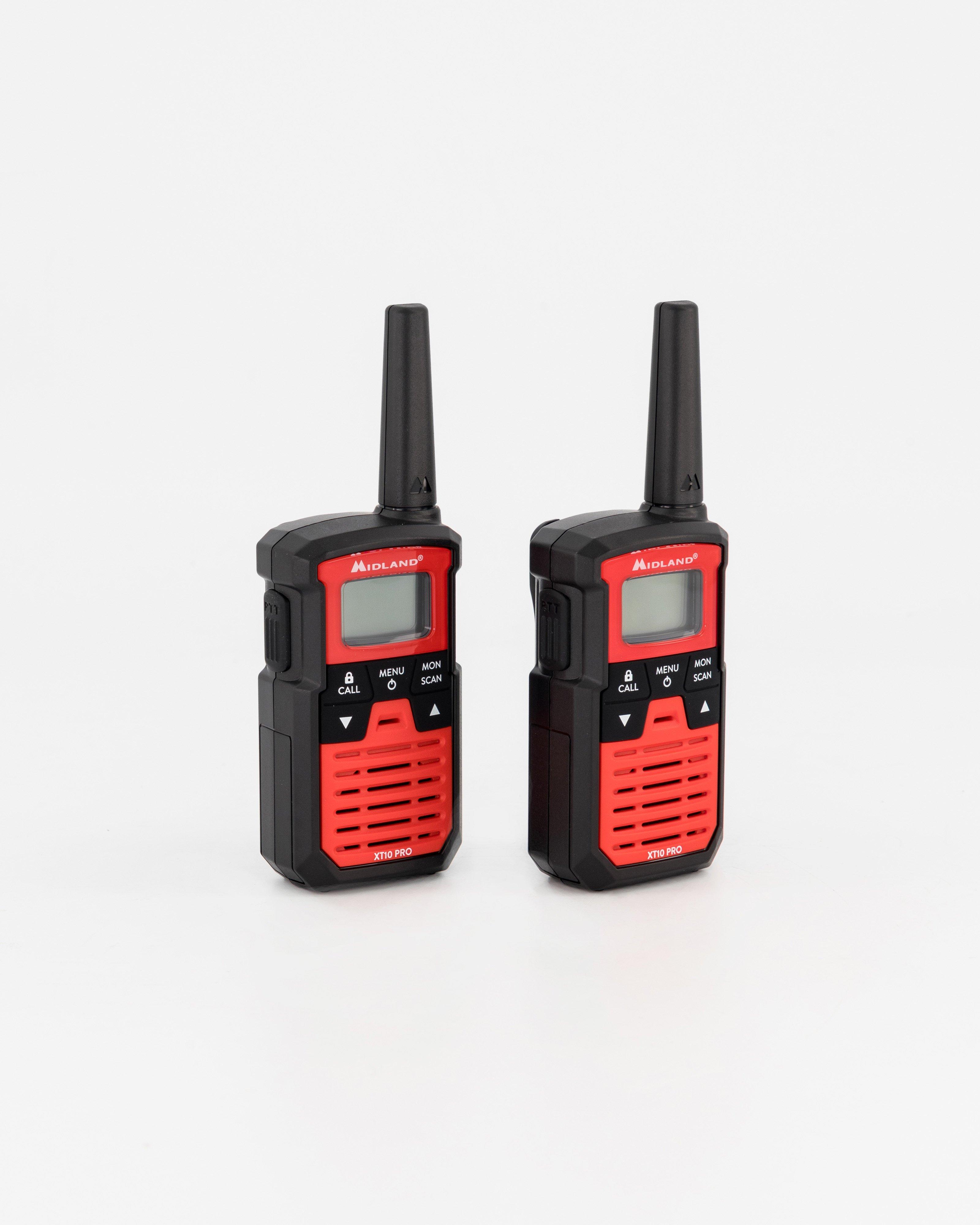 Midland XT10 Pro Two-Way Radios -  Red