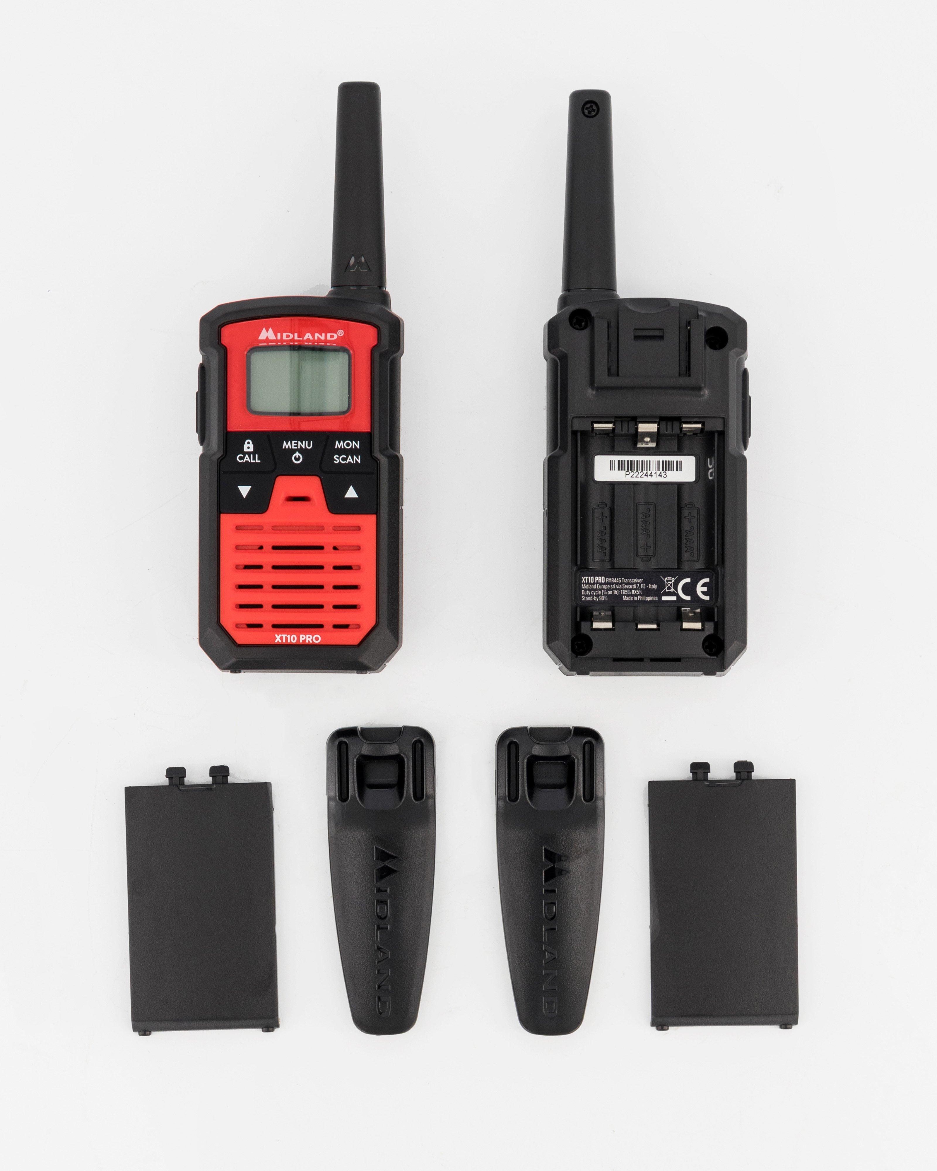 Midland XT10 Pro Two-Way Radios -  Red