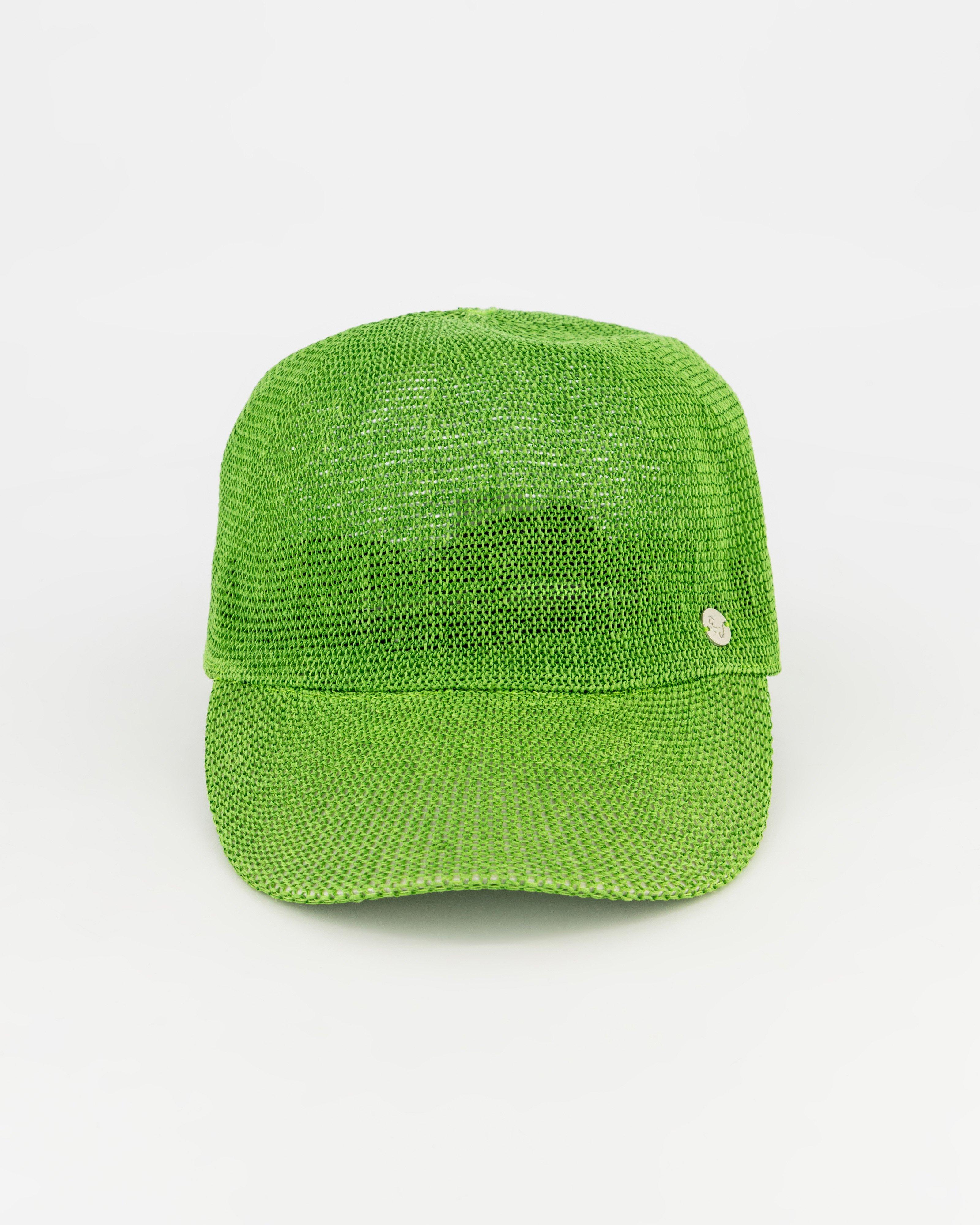 Women’s Malia Straw Peak Cap -  Green