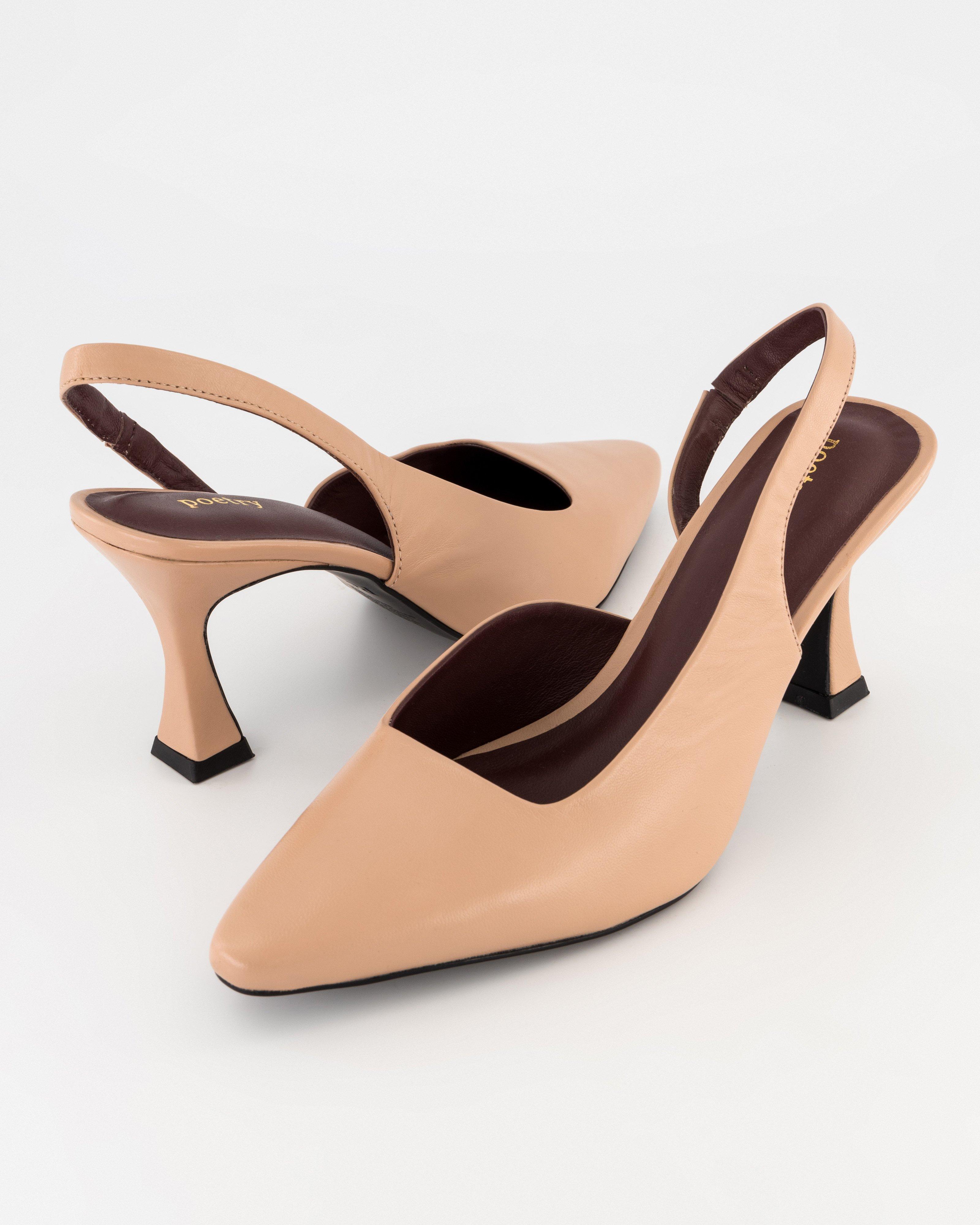 Ember Slingback Heel -  Nude