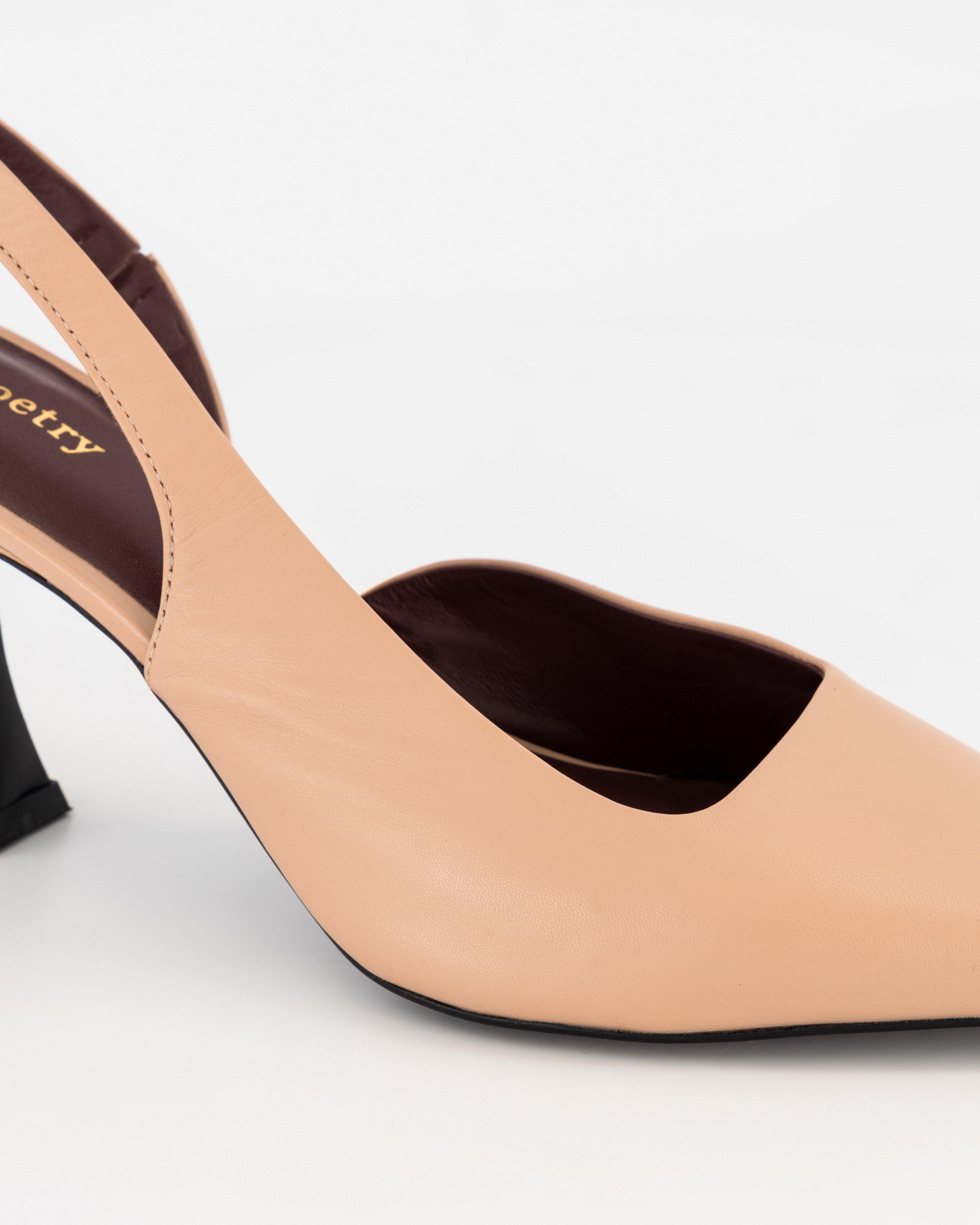 Ember Slingback Heel -  Nude