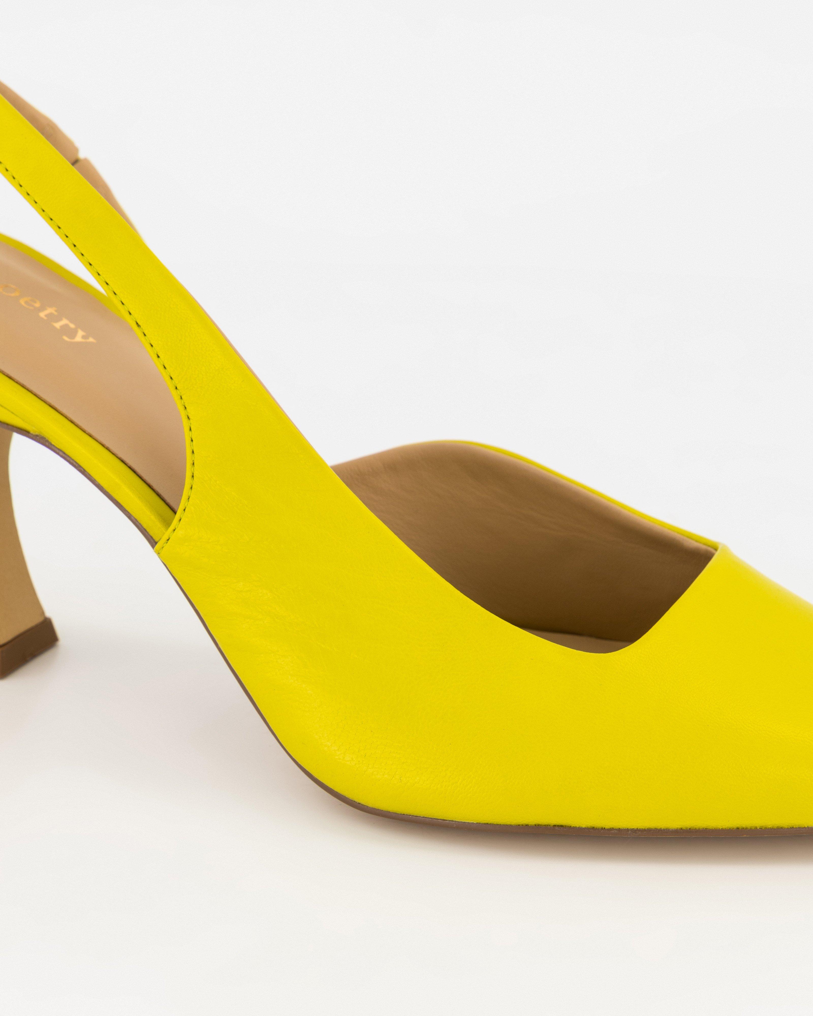 Ember Slingback Heel -  Chartreuse