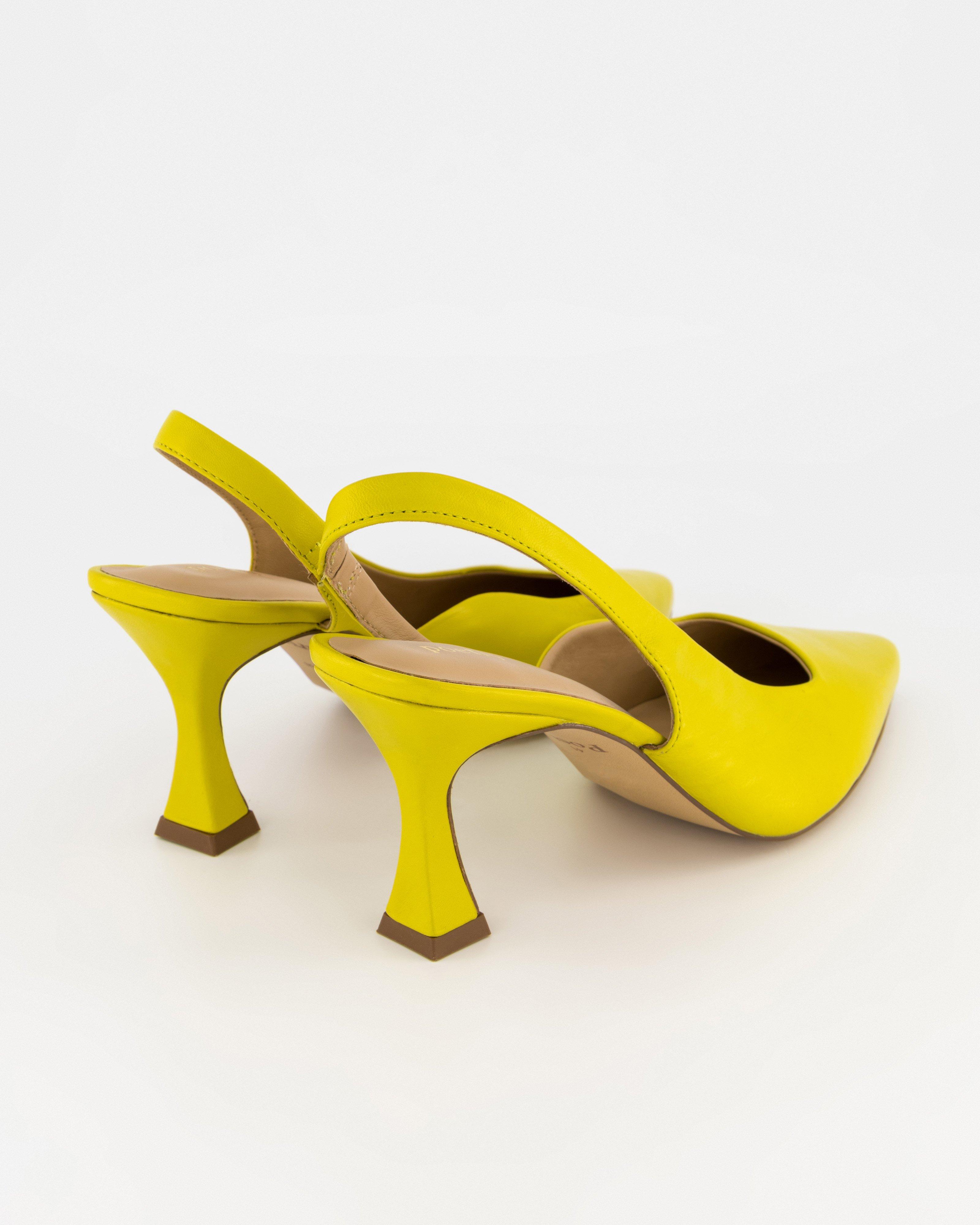 Ember Slingback Heel -  Chartreuse