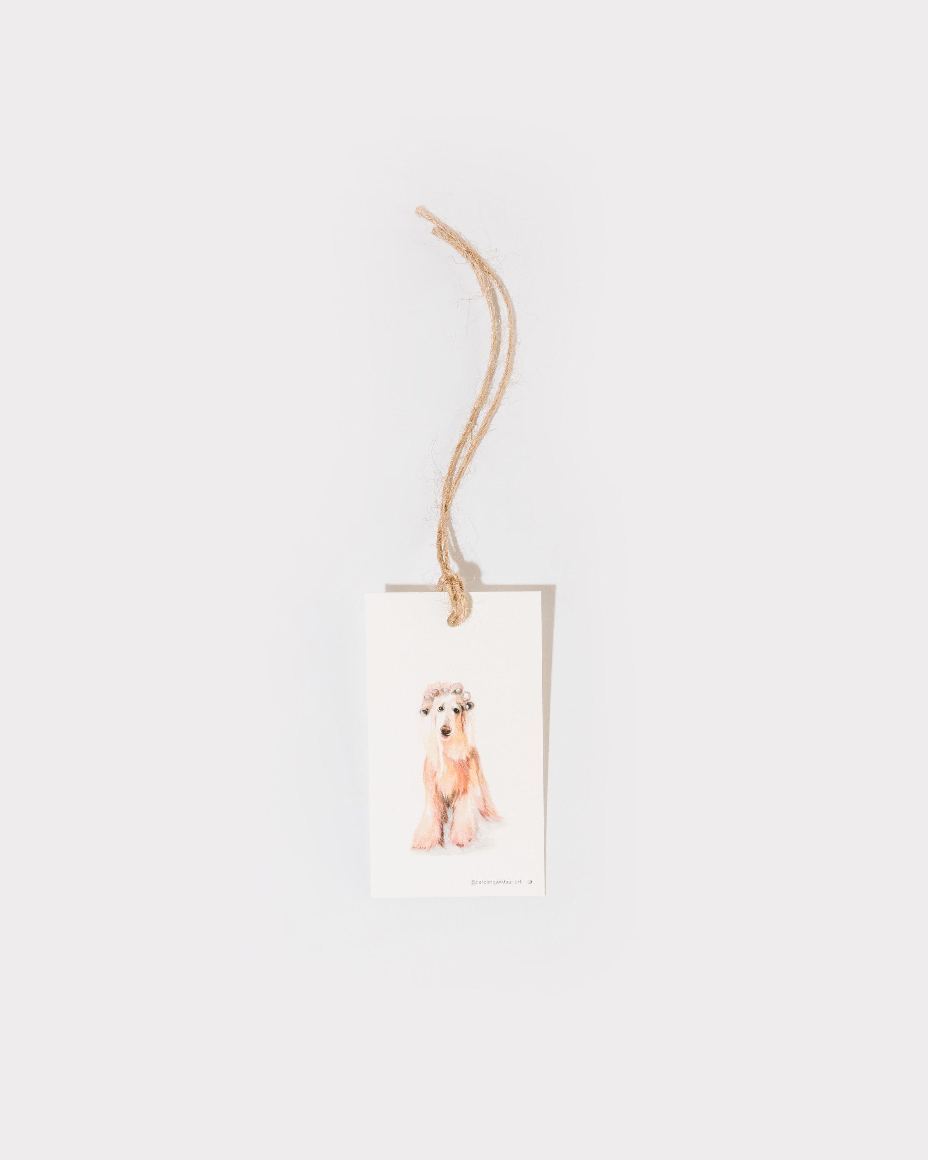 Hand Painted Dog Gift Tag 4-Pack -  Assorted
