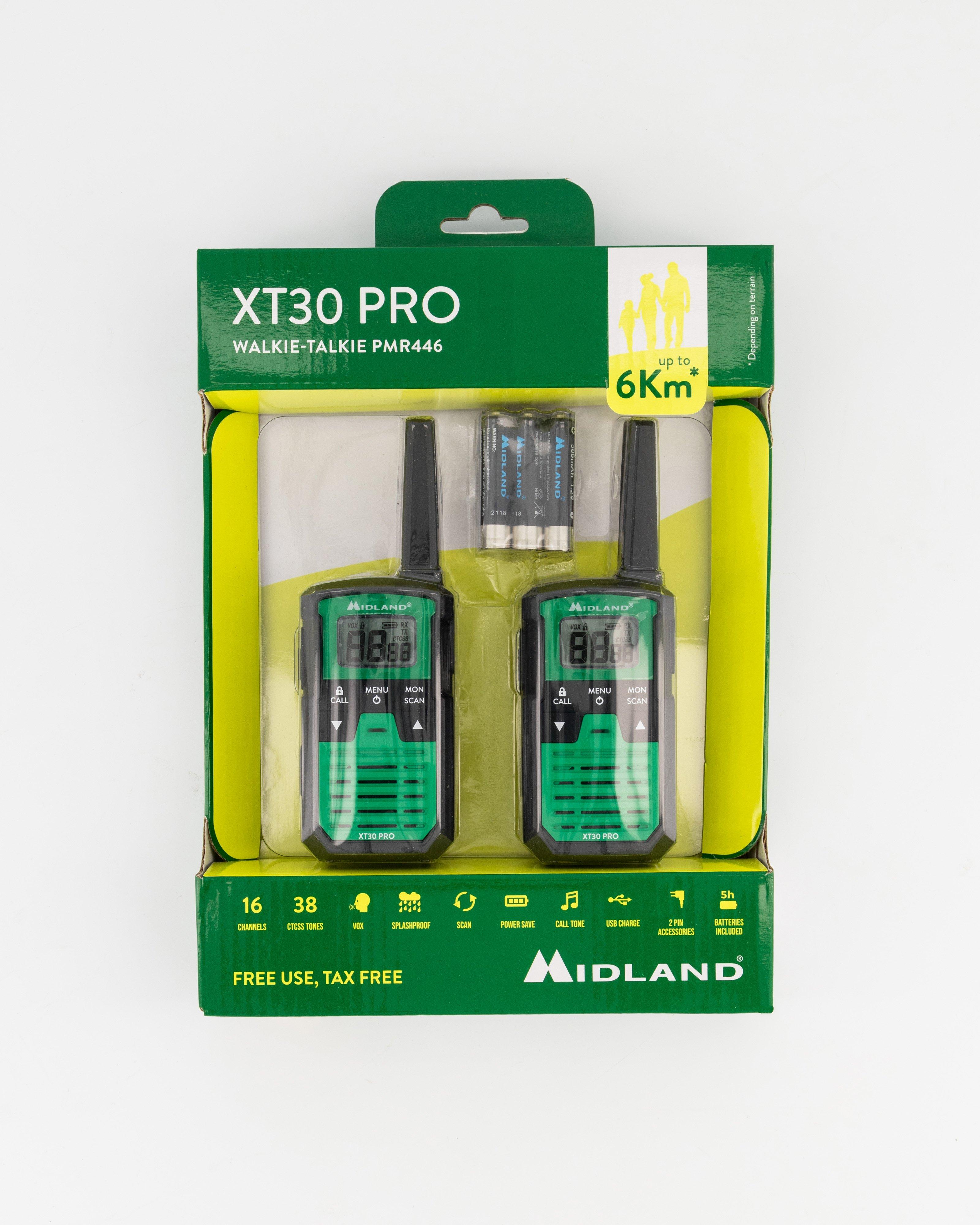 Midland XT30 Pro Two-Way Radios -  Green