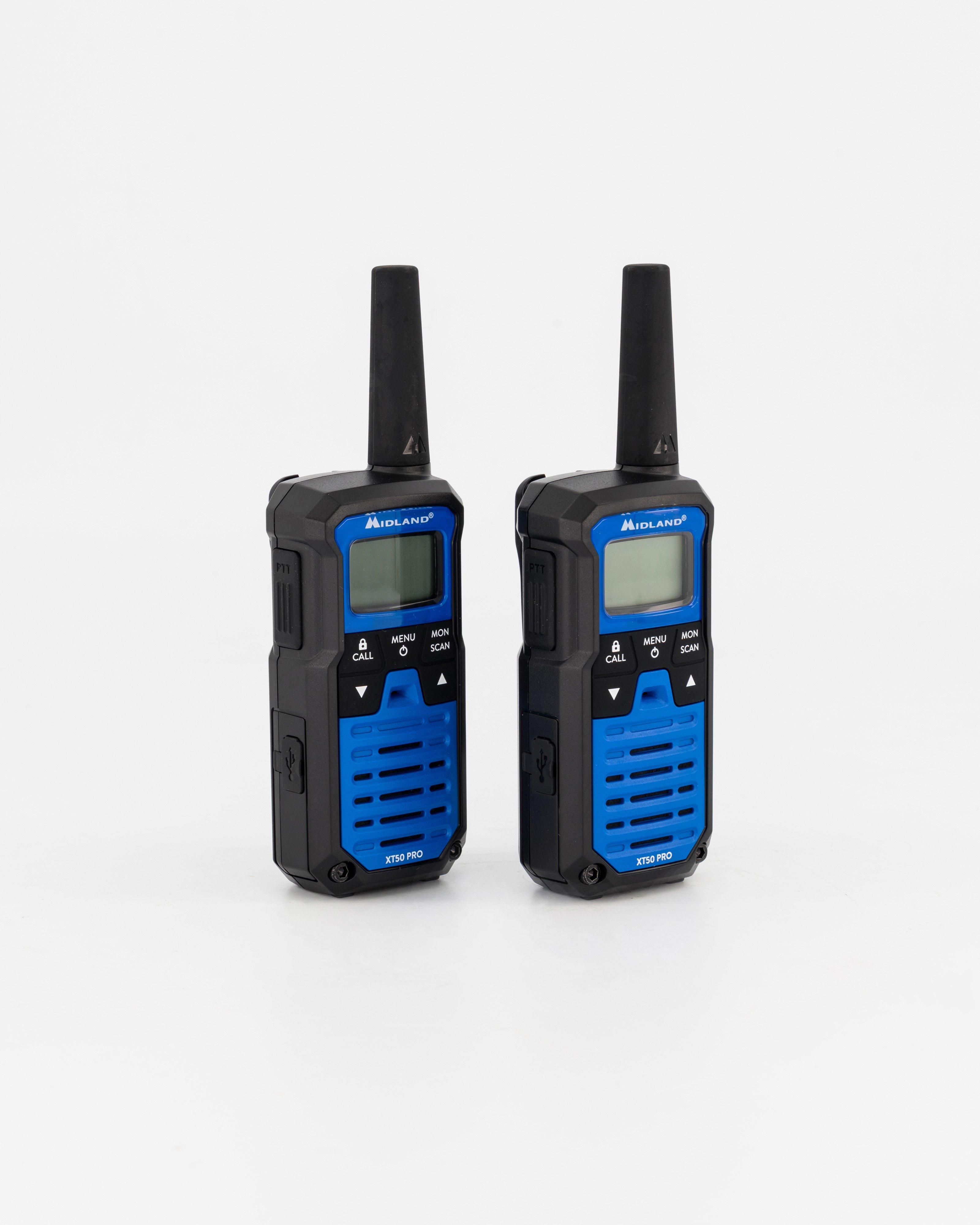 Midland XT50 Pro Two-Way Radios -  Blue