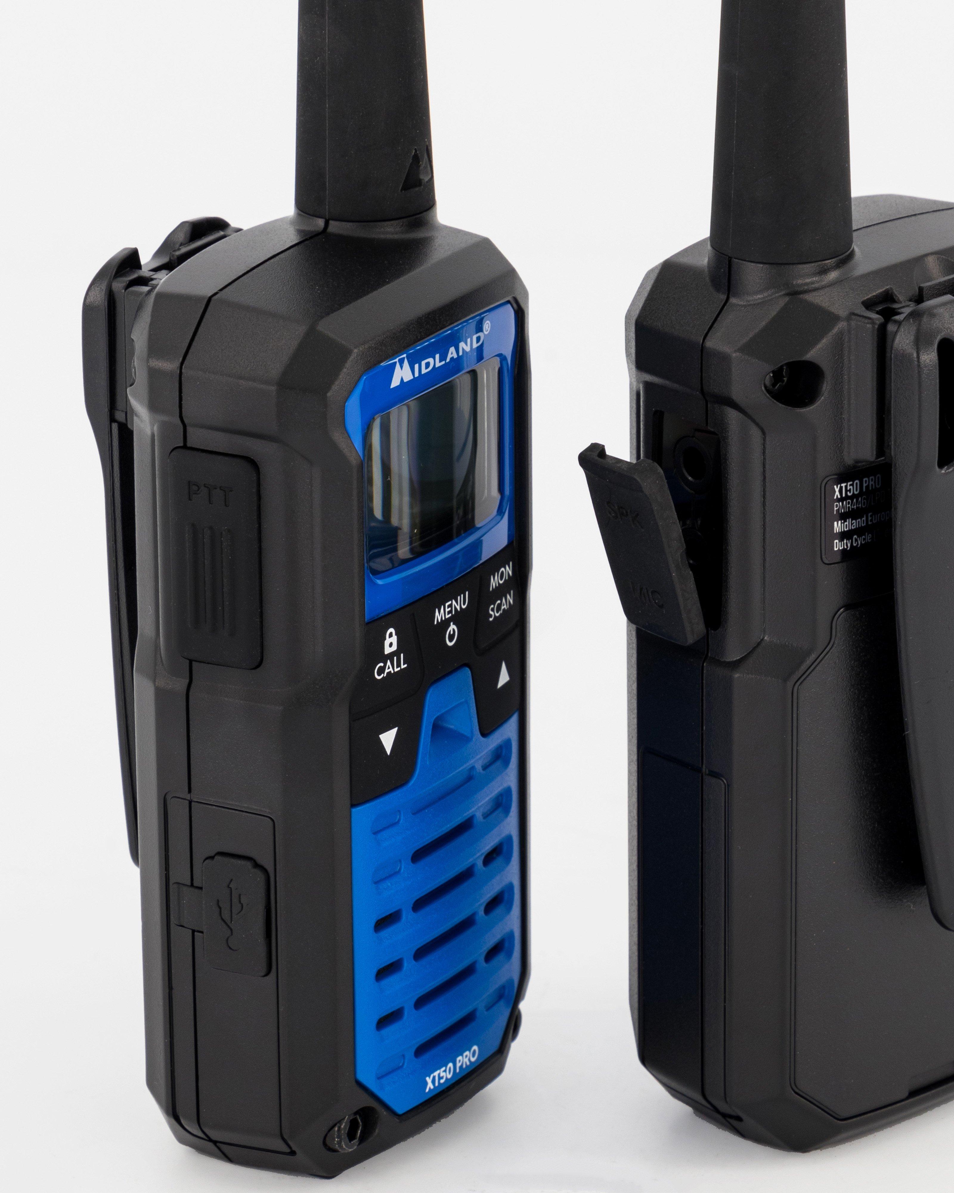 Midland XT50 Pro Two-Way Radios -  Blue