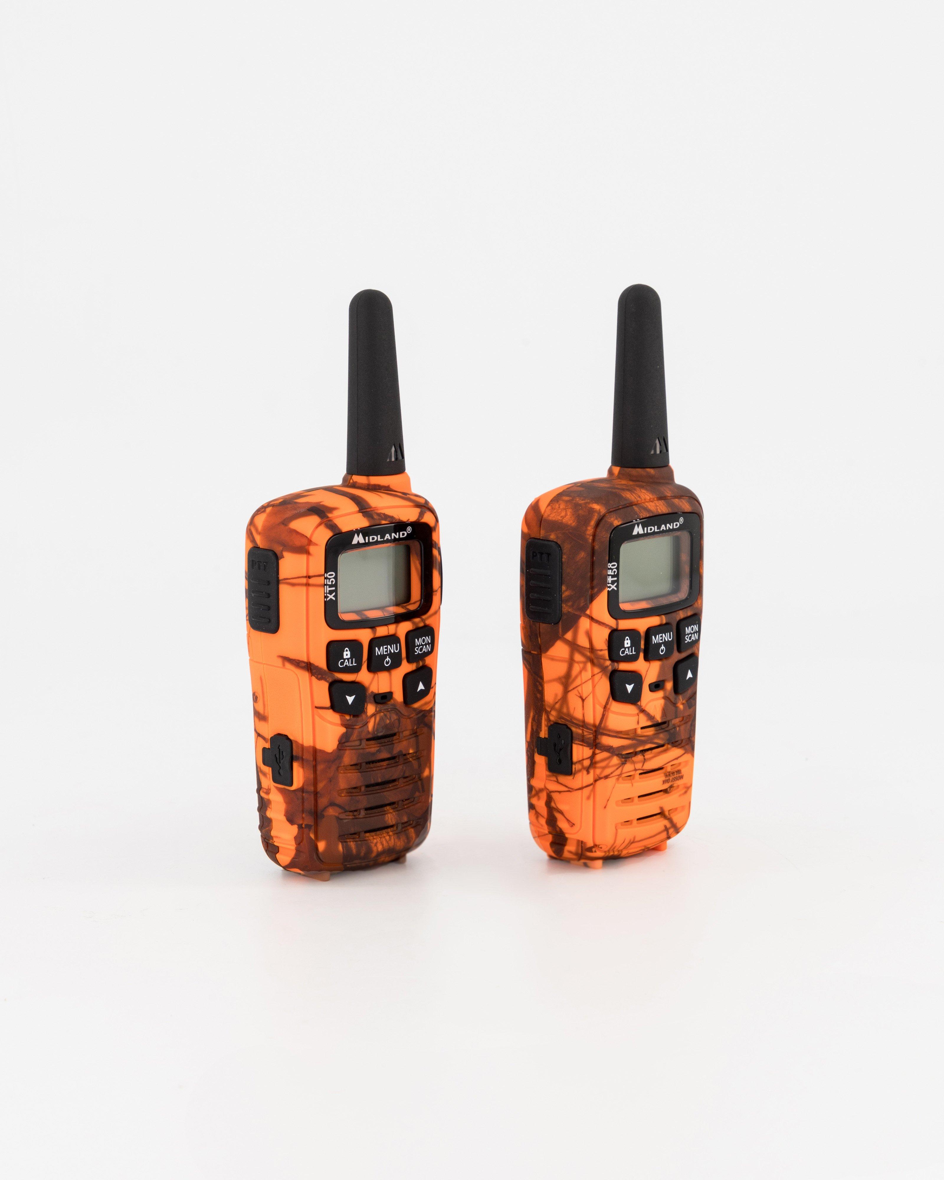 Midland XT50 Blaze Two-Way Radios -  Orange