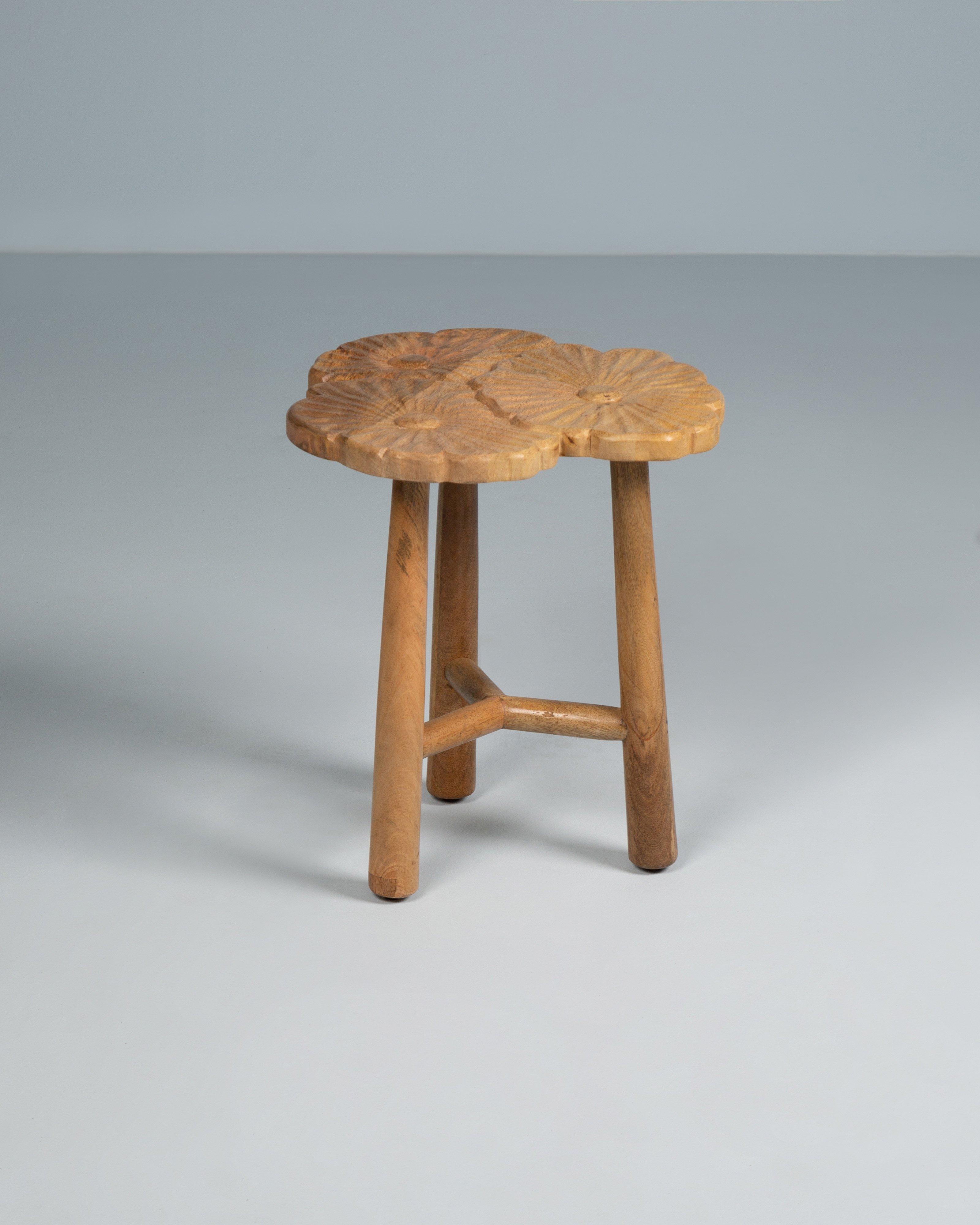 Mallika Flora Stool -  Brown