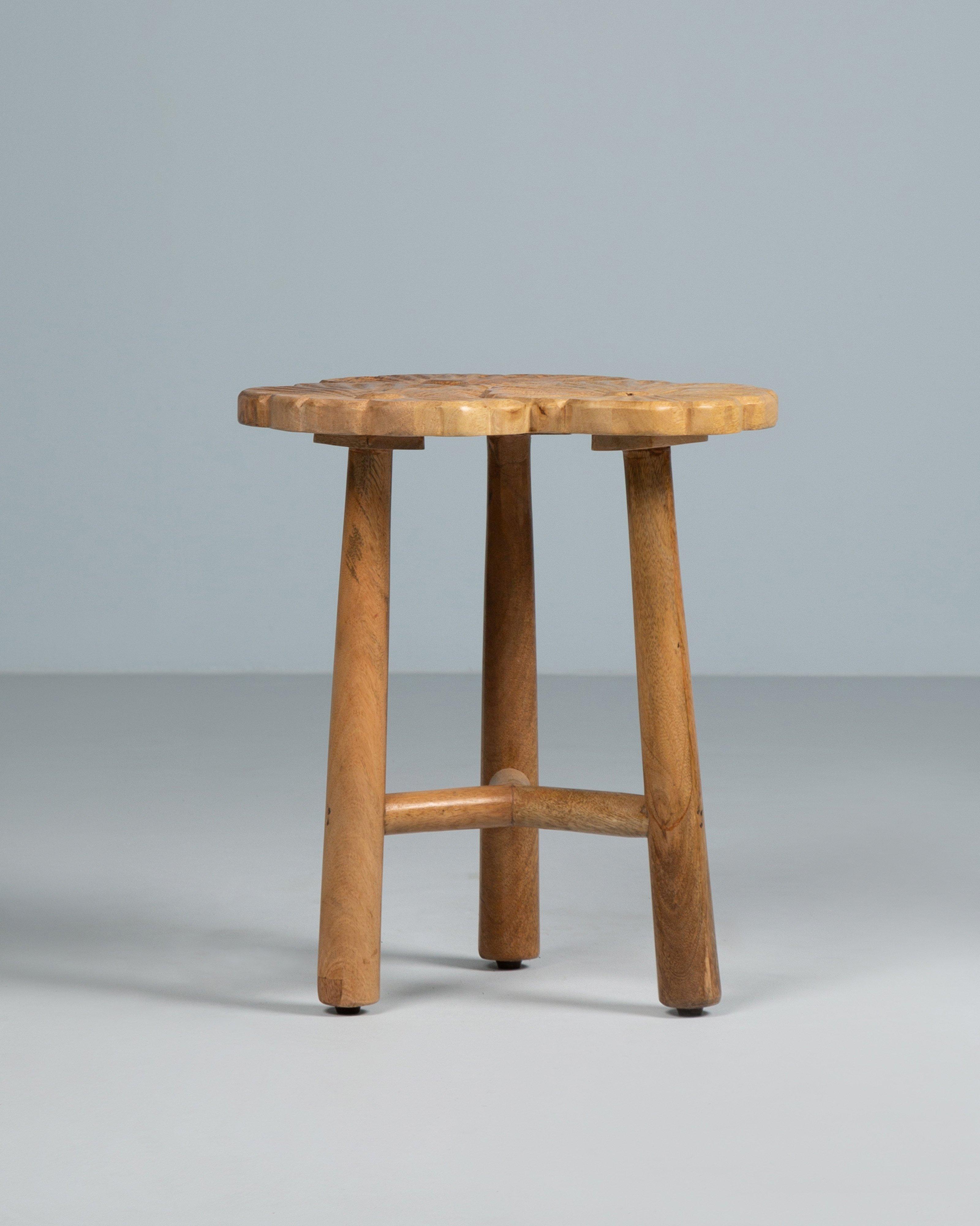 Mallika Flora Stool -  Brown