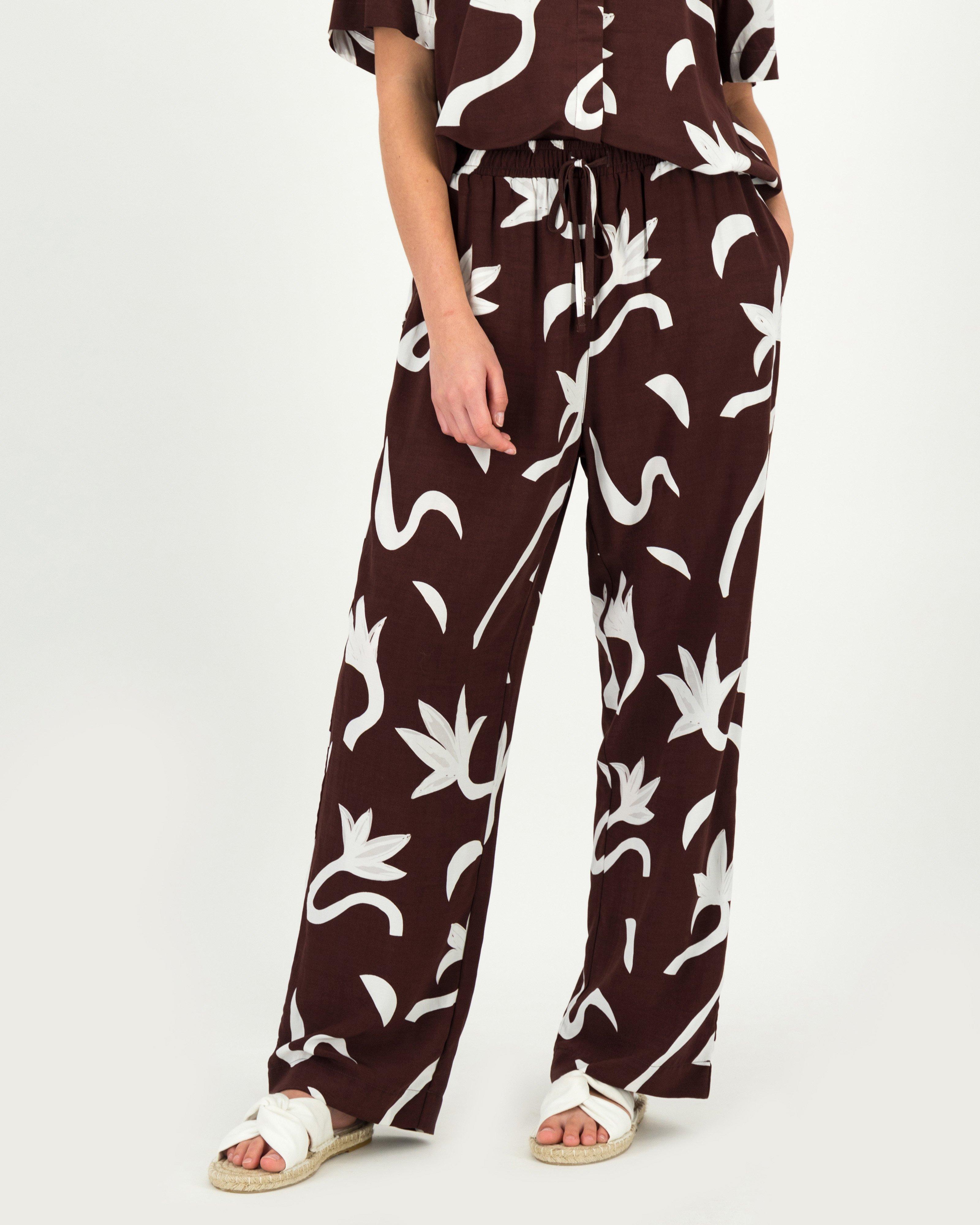 Women’s Suki Relaxed-Fit Pants -  Chocolate