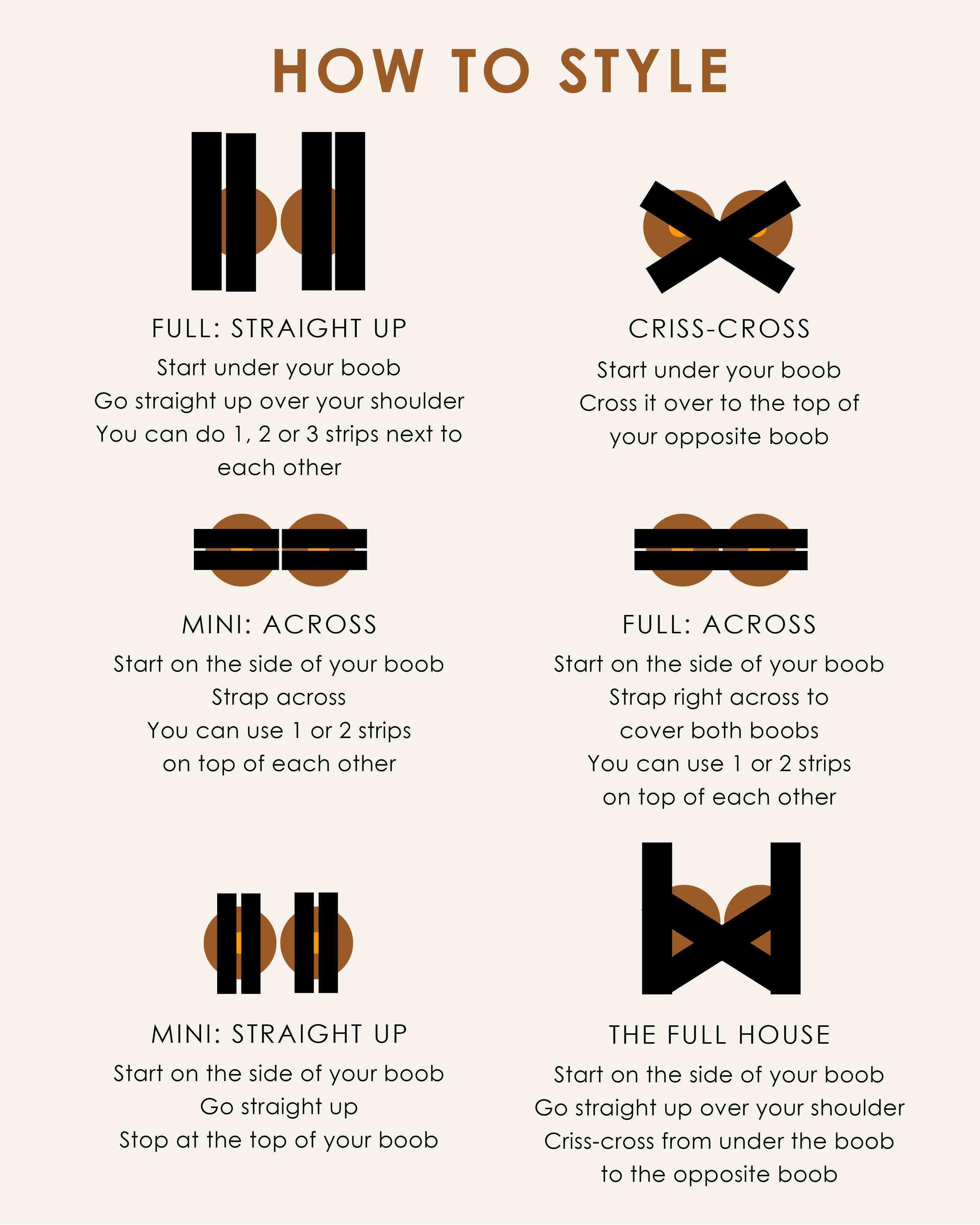Breast Tape -  Black