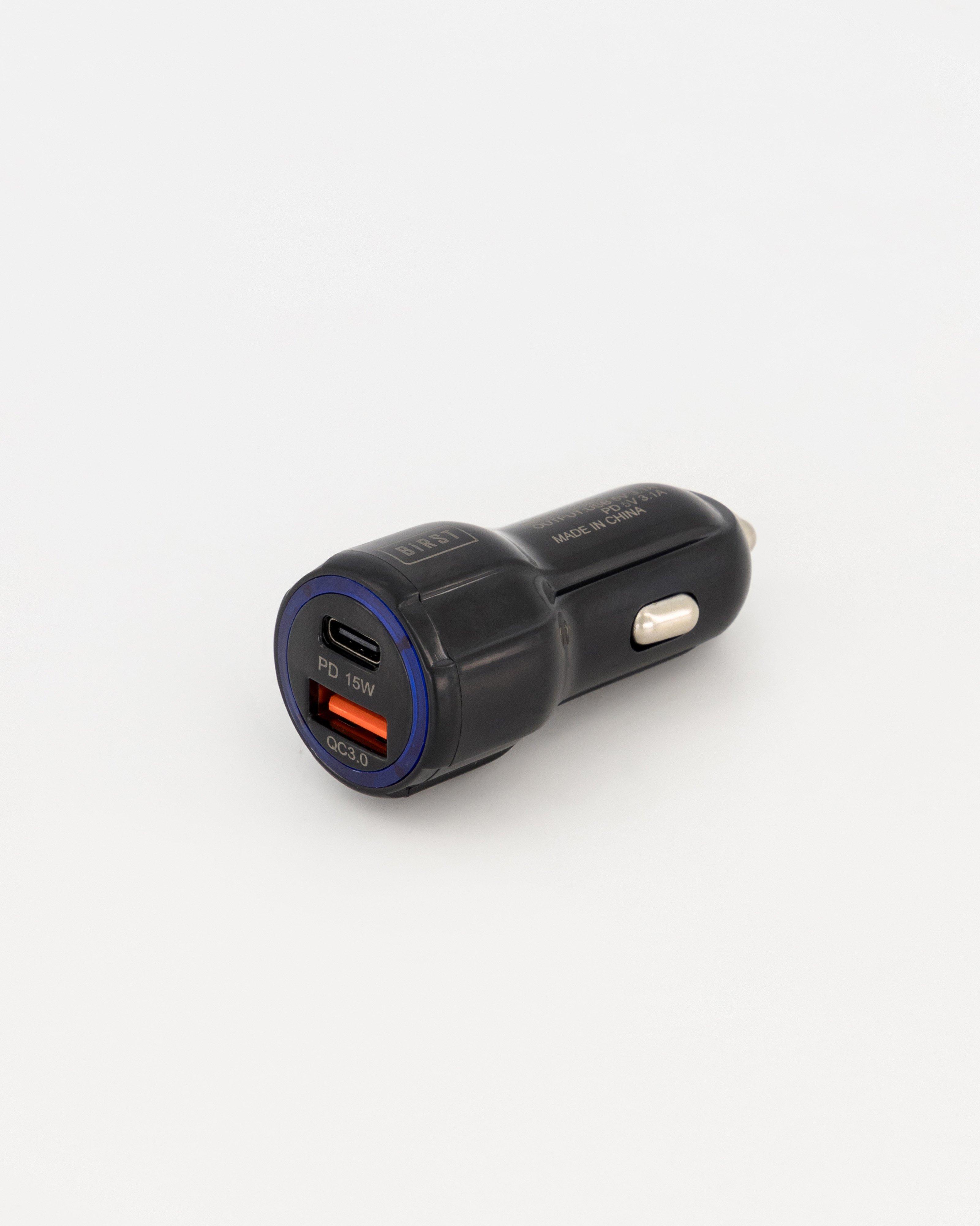 Birst Type-C 15V Car Adaptor -  Black