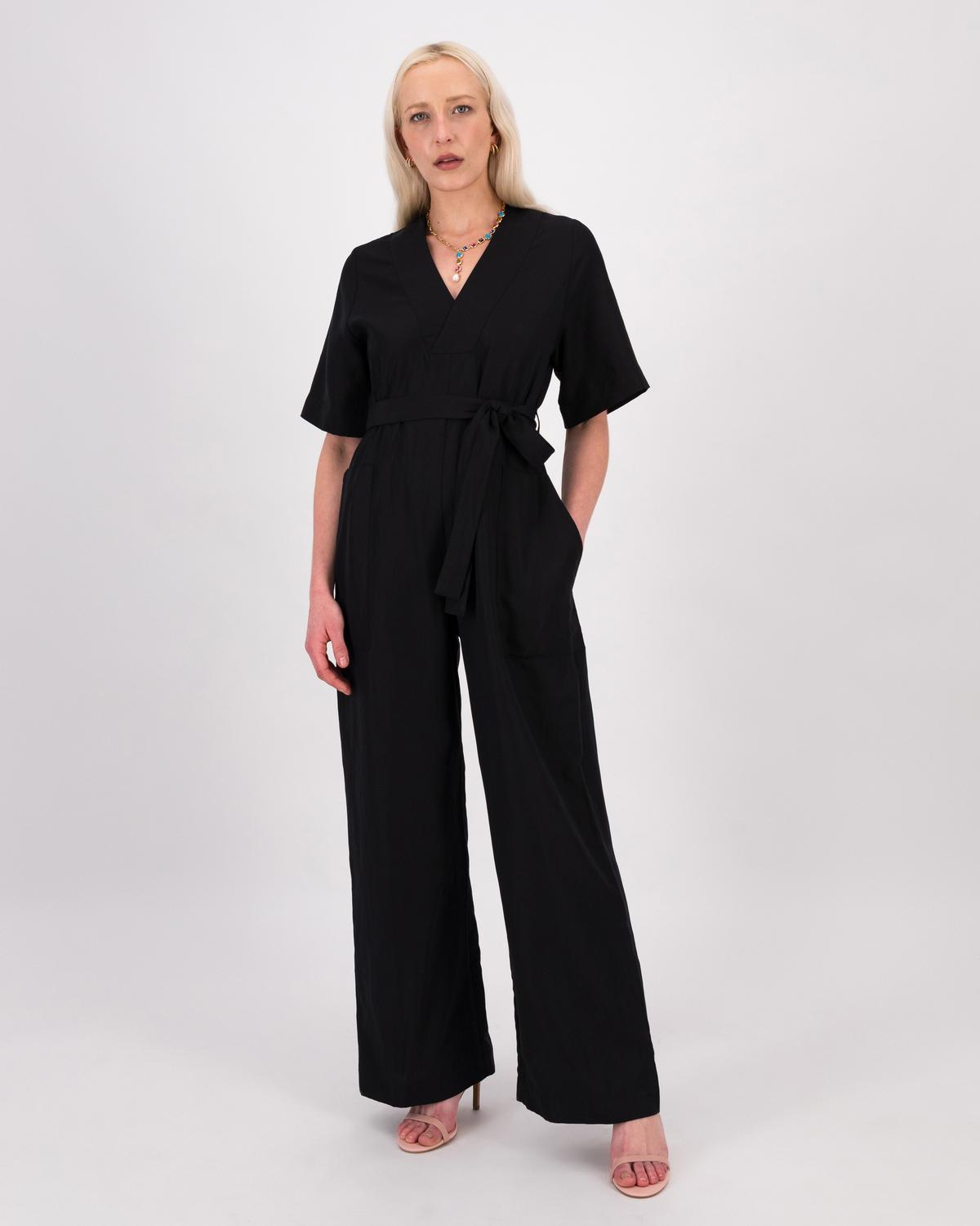 Wanda Belted Jumpsuit - Poetry Clothing Store