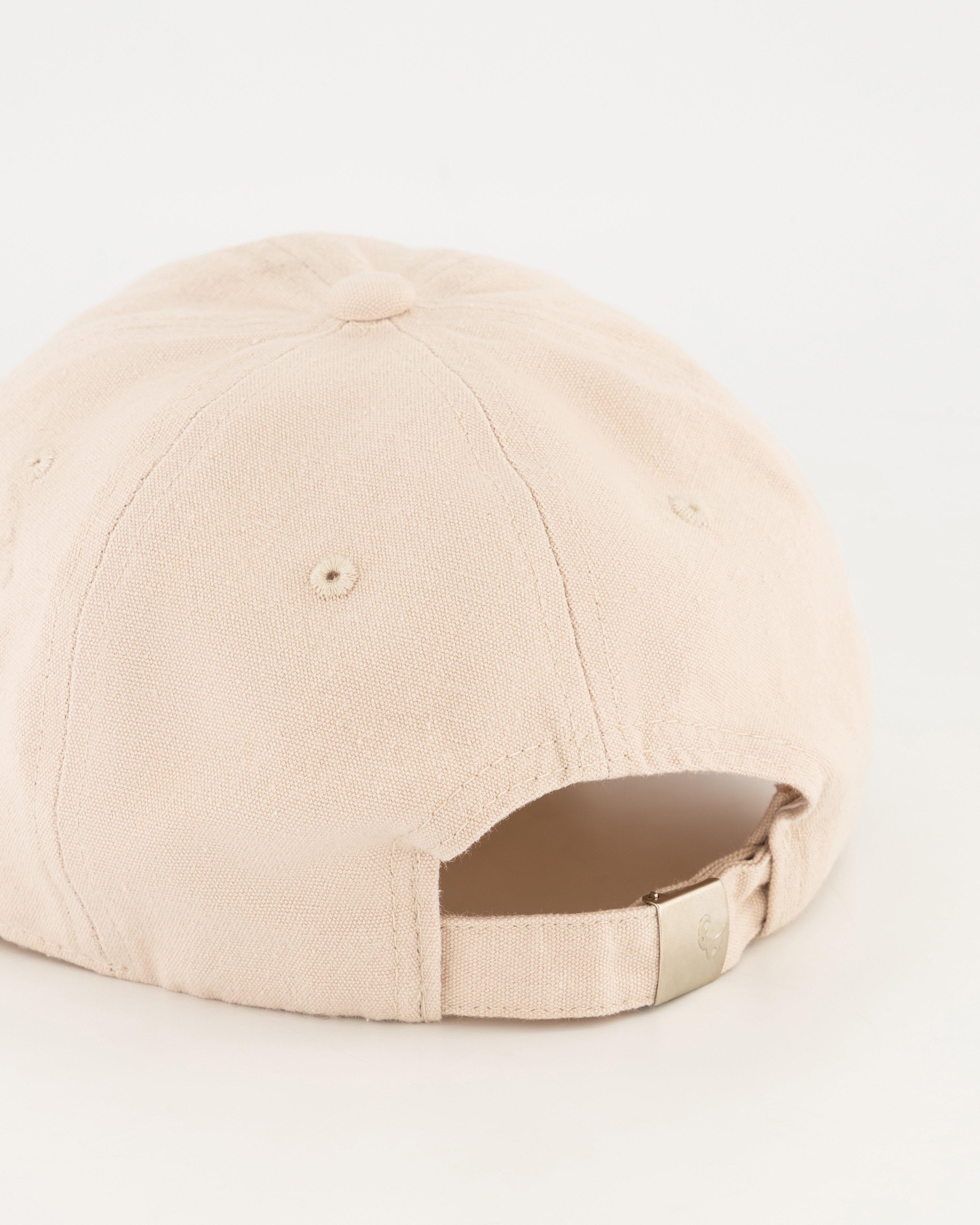 Men’s Elio Arch Embroidered Badge Cap -  Stone